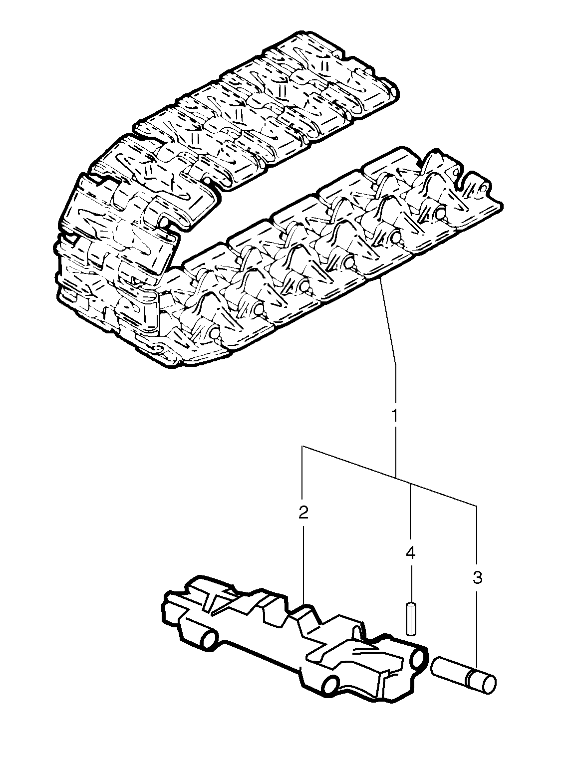 Схема запчастей Volvo EC15 - 6103 Steel tracks EC15 TYPE 265 XR