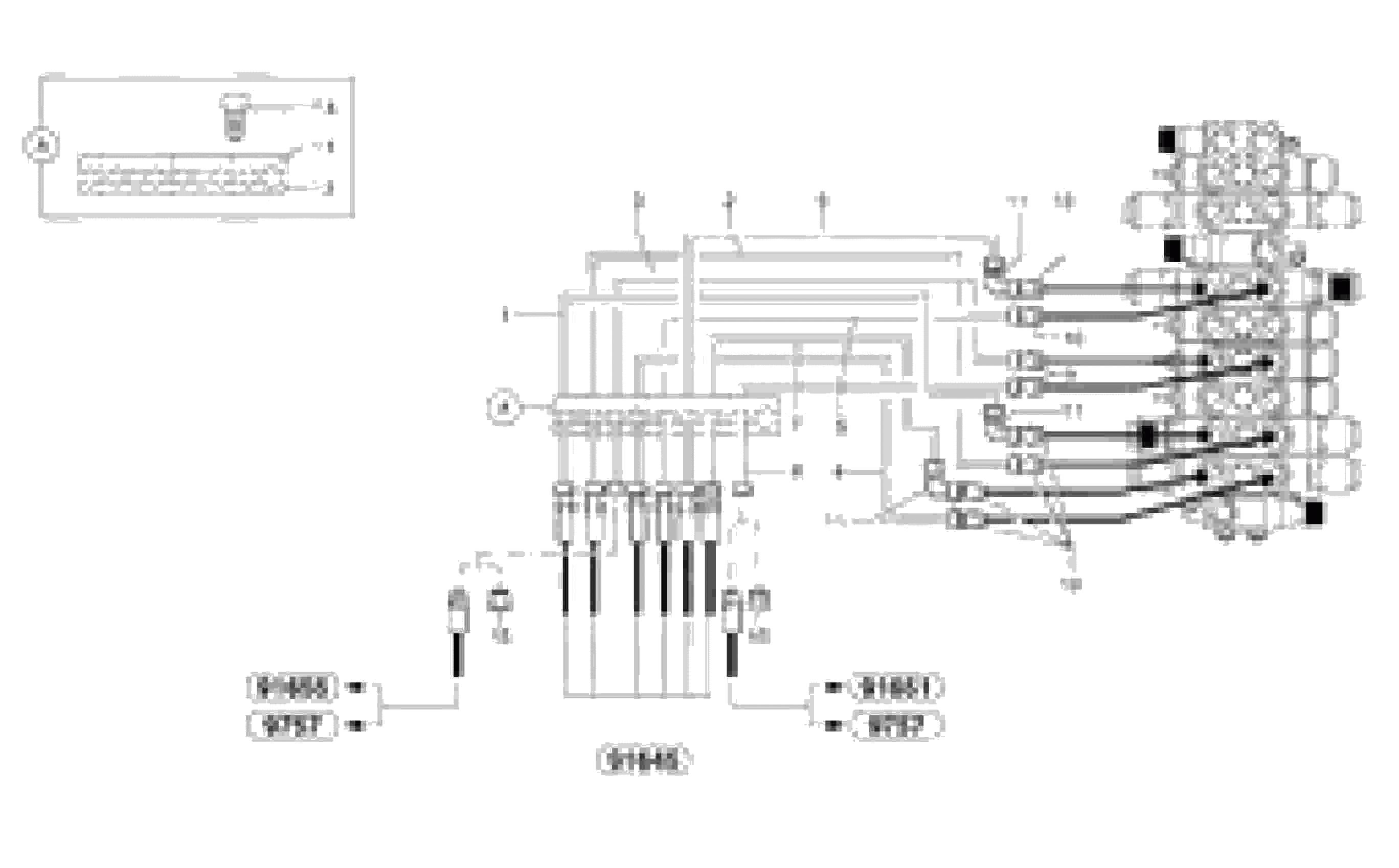 Схема запчастей Volvo EC15 - 5625 Hydraulic circuit ( platform ) EC15 TYPE 265 XR