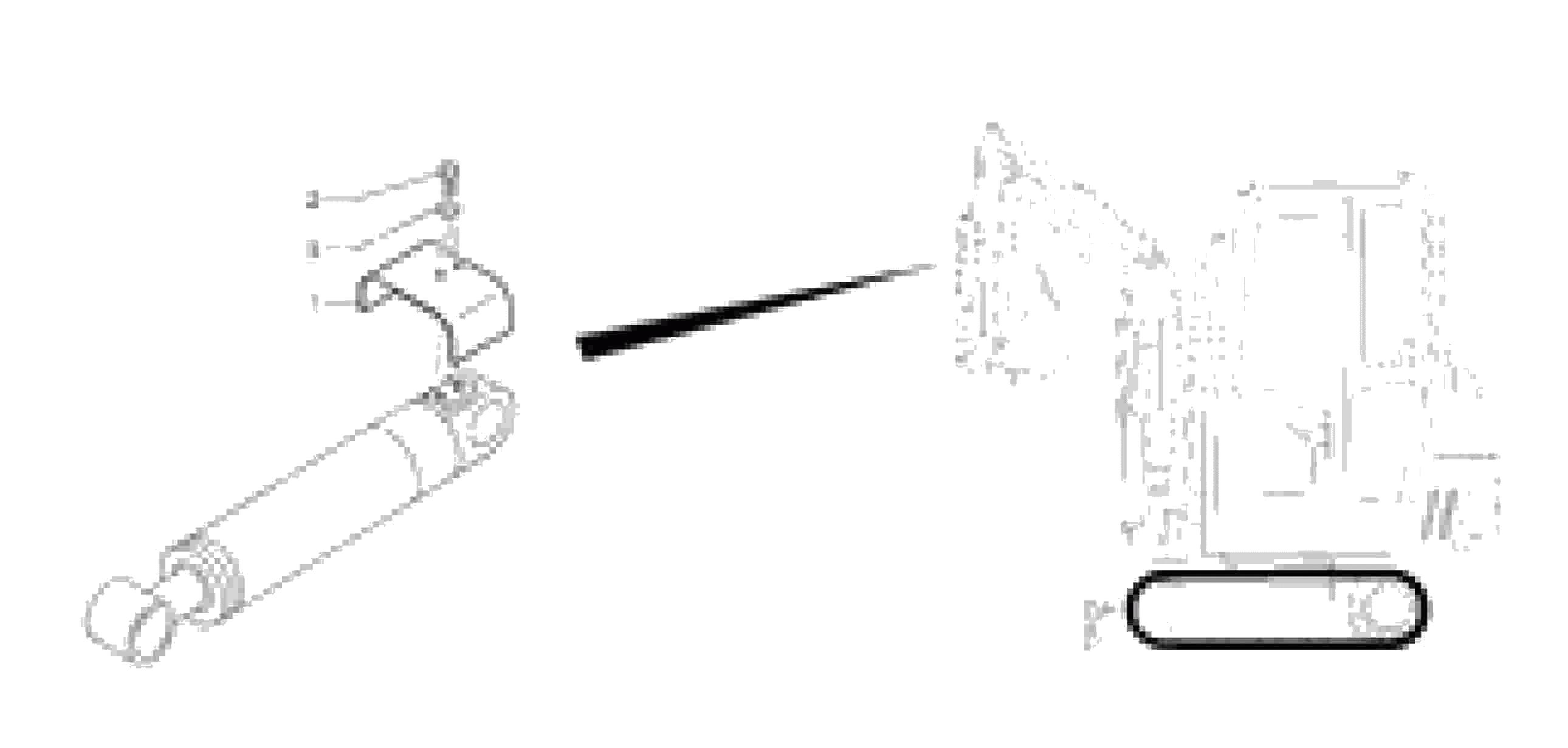 Схема запчастей Volvo EC15 - 8971 Cylinder rod protection EC15 TYPE 261 XT/XTV