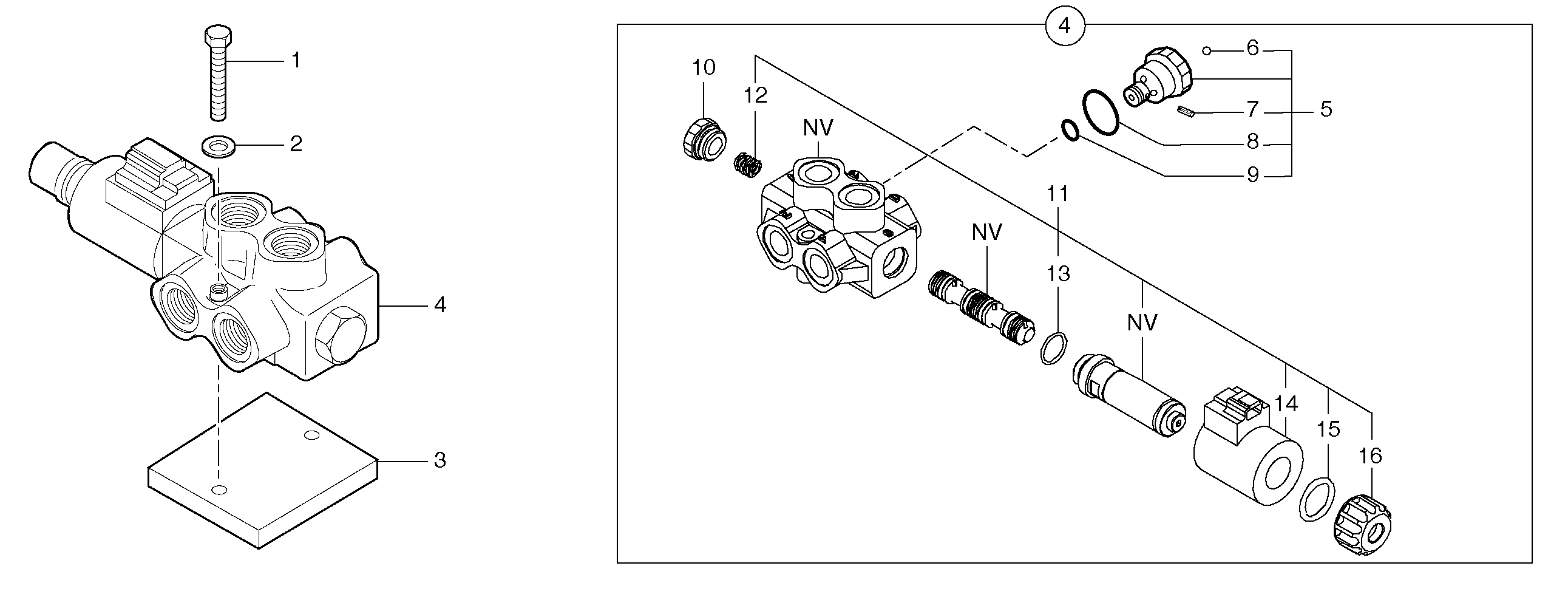 Схема запчастей Volvo EC15B - 52122 Slewing-offset selector switch EC15B TYPE 272 XR