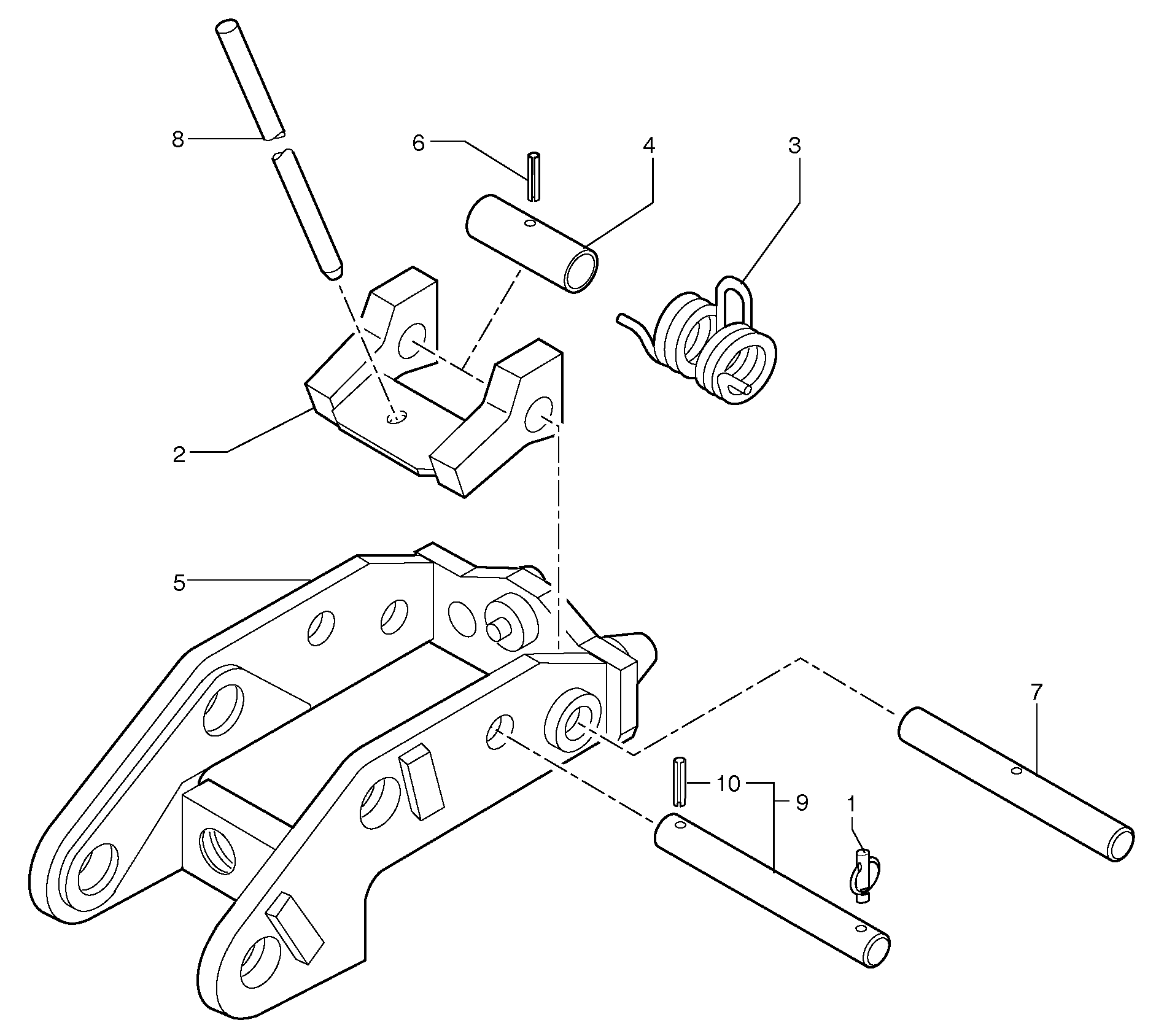 Схема запчастей Volvo EC15B - 45524 Tool holder / mechanical control EC15B TYPE 272 XR