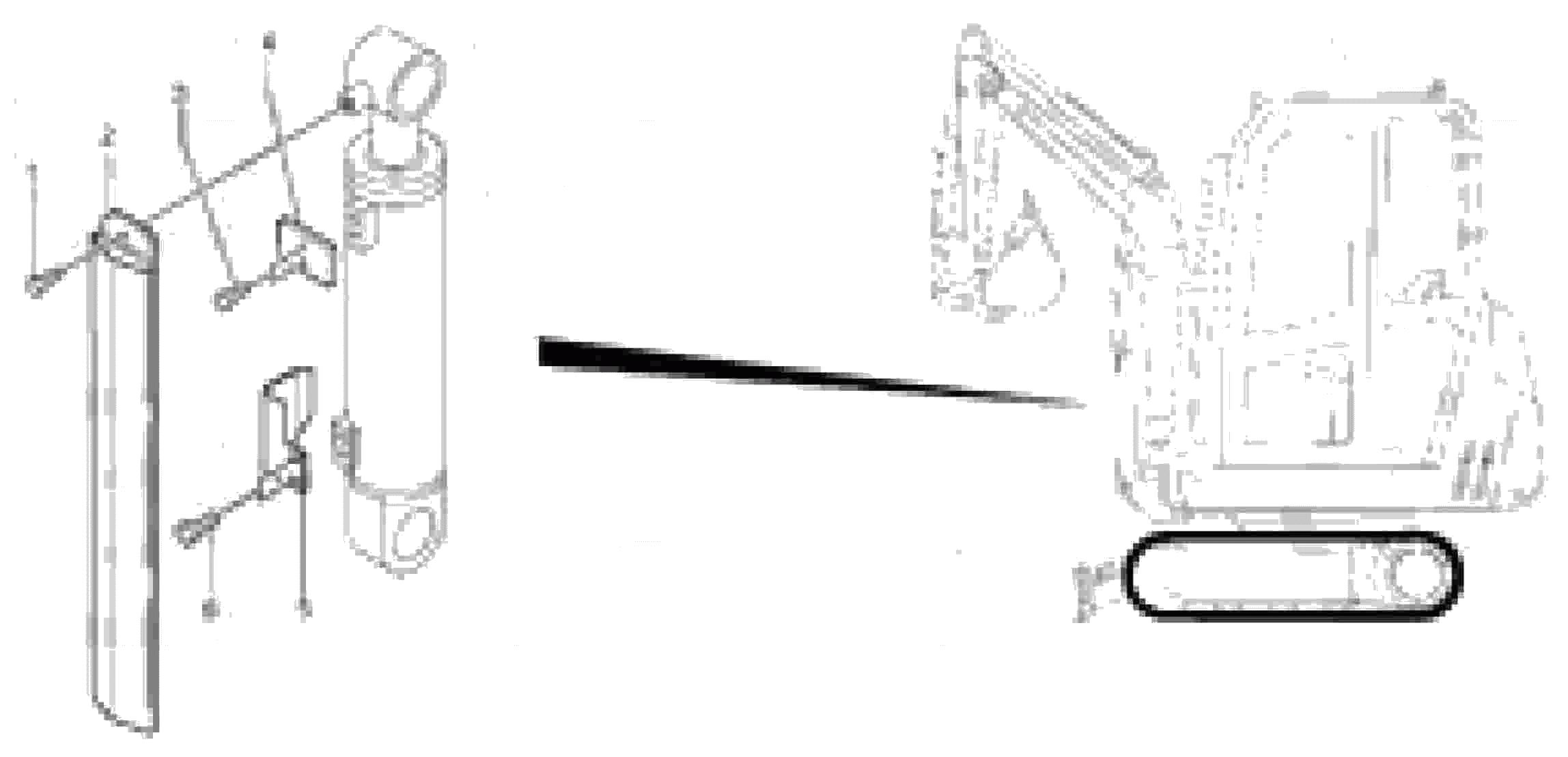 Схема запчастей Volvo EC15B - 102458 Cylinder rod protection EC15B TYPE 272 XR