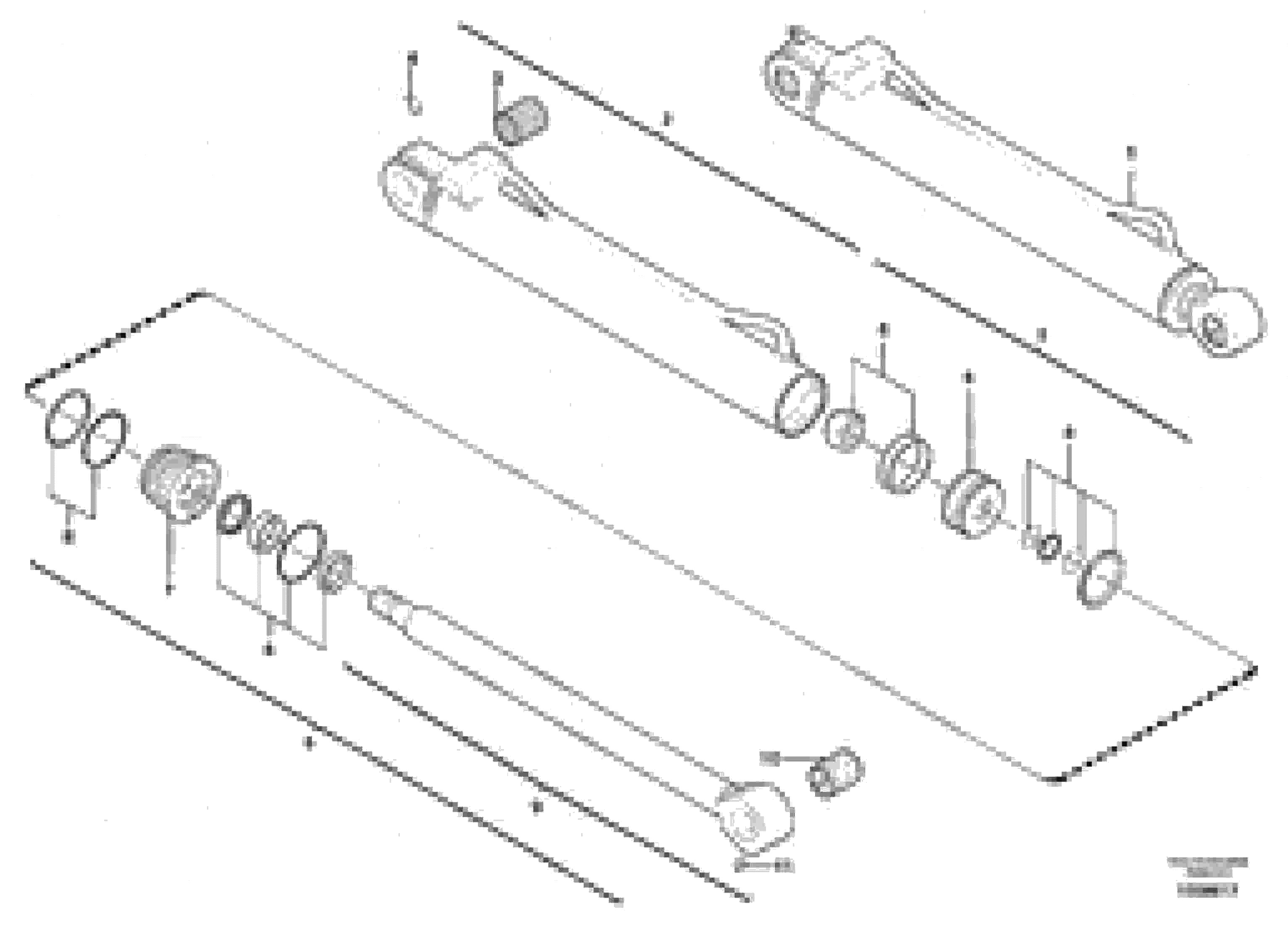 Схема запчастей Volvo EC15B - 38583 Dipper arm cylinder EC15B TYPE 272 XR