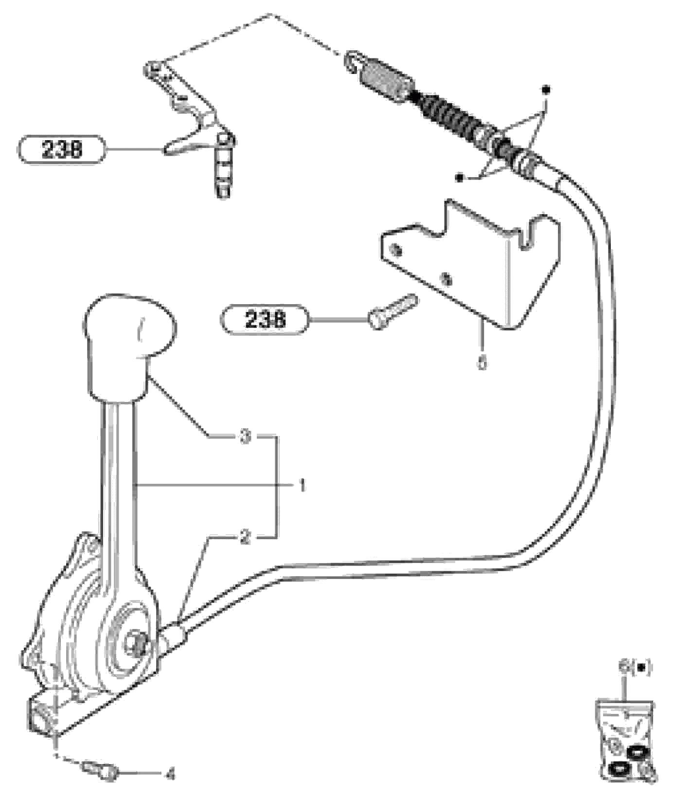 Схема запчастей Volvo EC15B - 25172 Engine acceleration control EC15B TYPE 272 XR