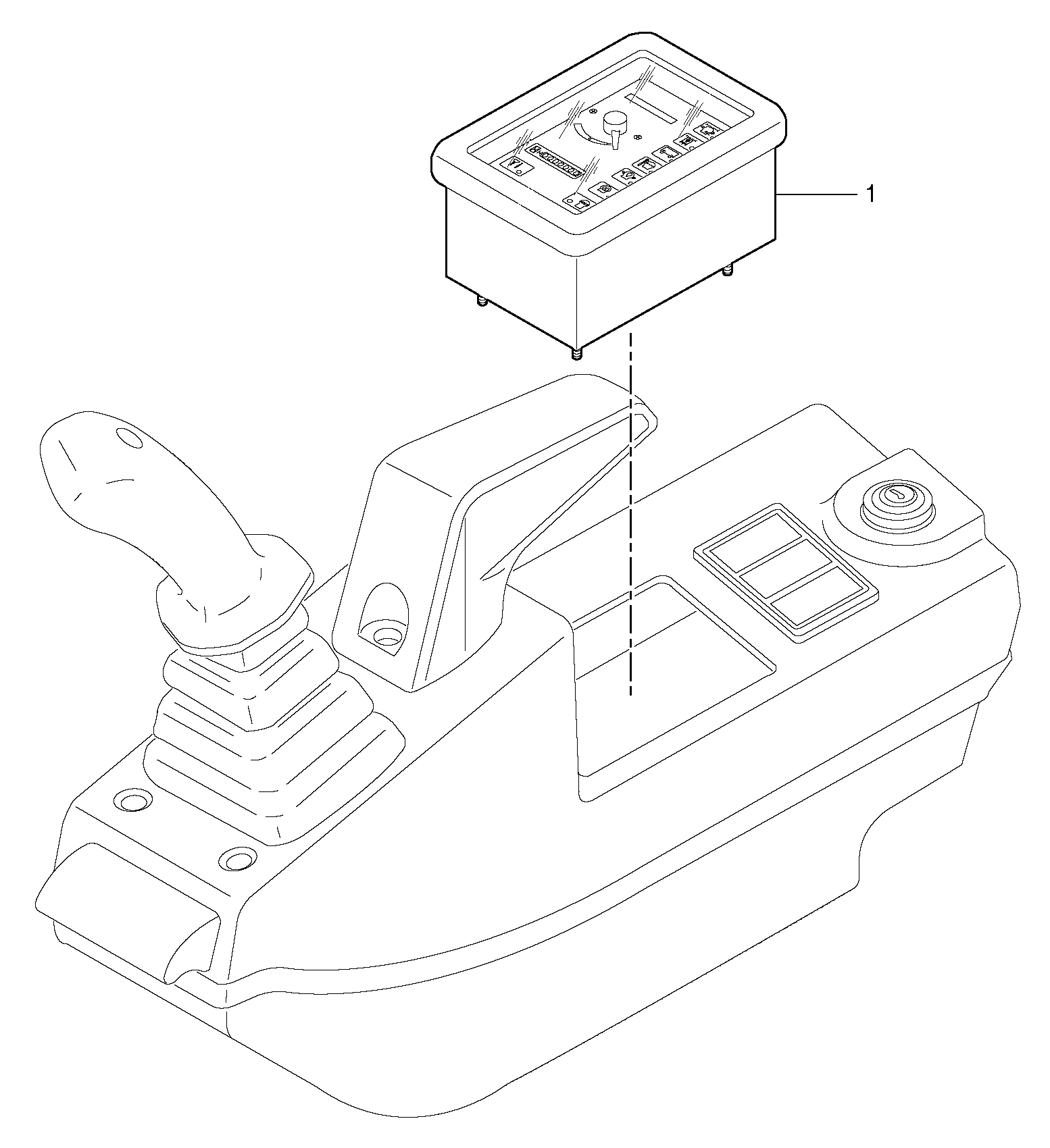 Схема запчастей Volvo EC15B - 745 Control panel EC15B TYPE 272 XT/XTV