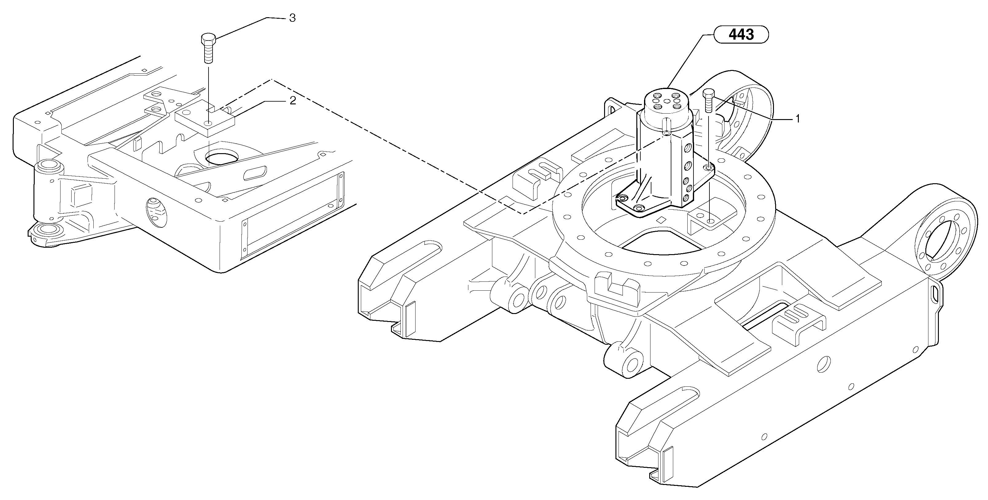 Схема запчастей Volvo EC15B - 104299 Swivel joint equipment EC15B TYPE 272 XT/XTV