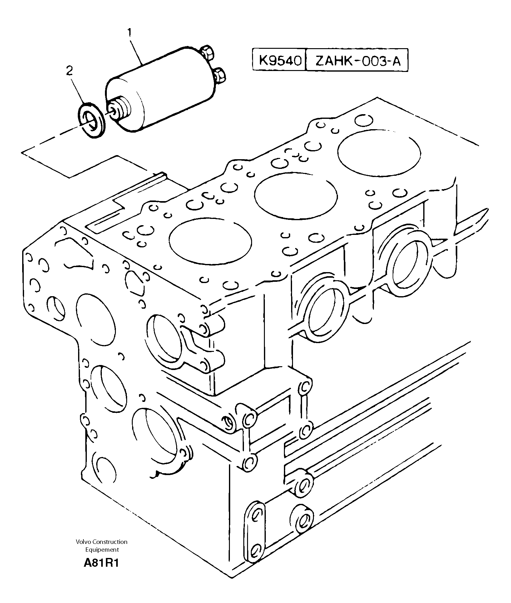 Схема запчастей Volvo EC50 - 105470 Throttle and stop controls EC50 TYPE 247