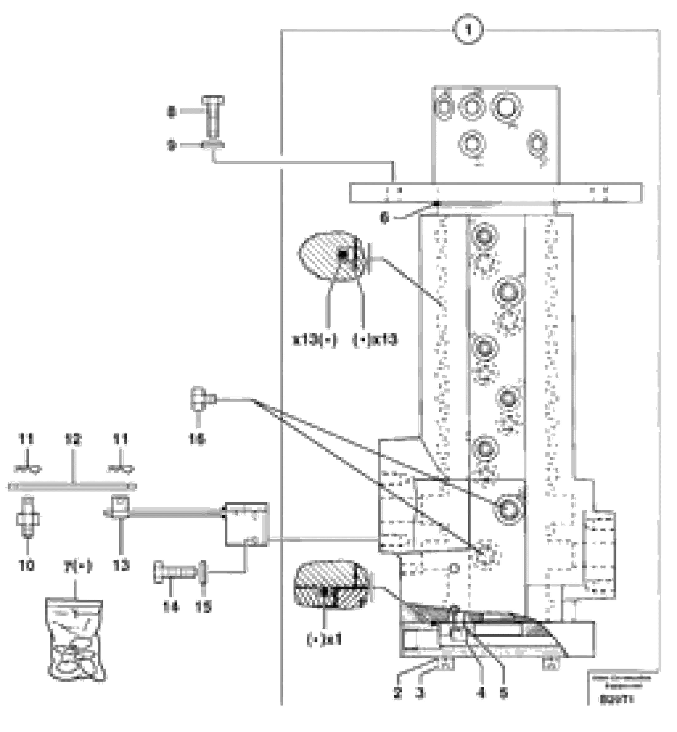 Схема запчастей Volvo EW50 - 30126 Swivel joint EW50VV TYPE 256
