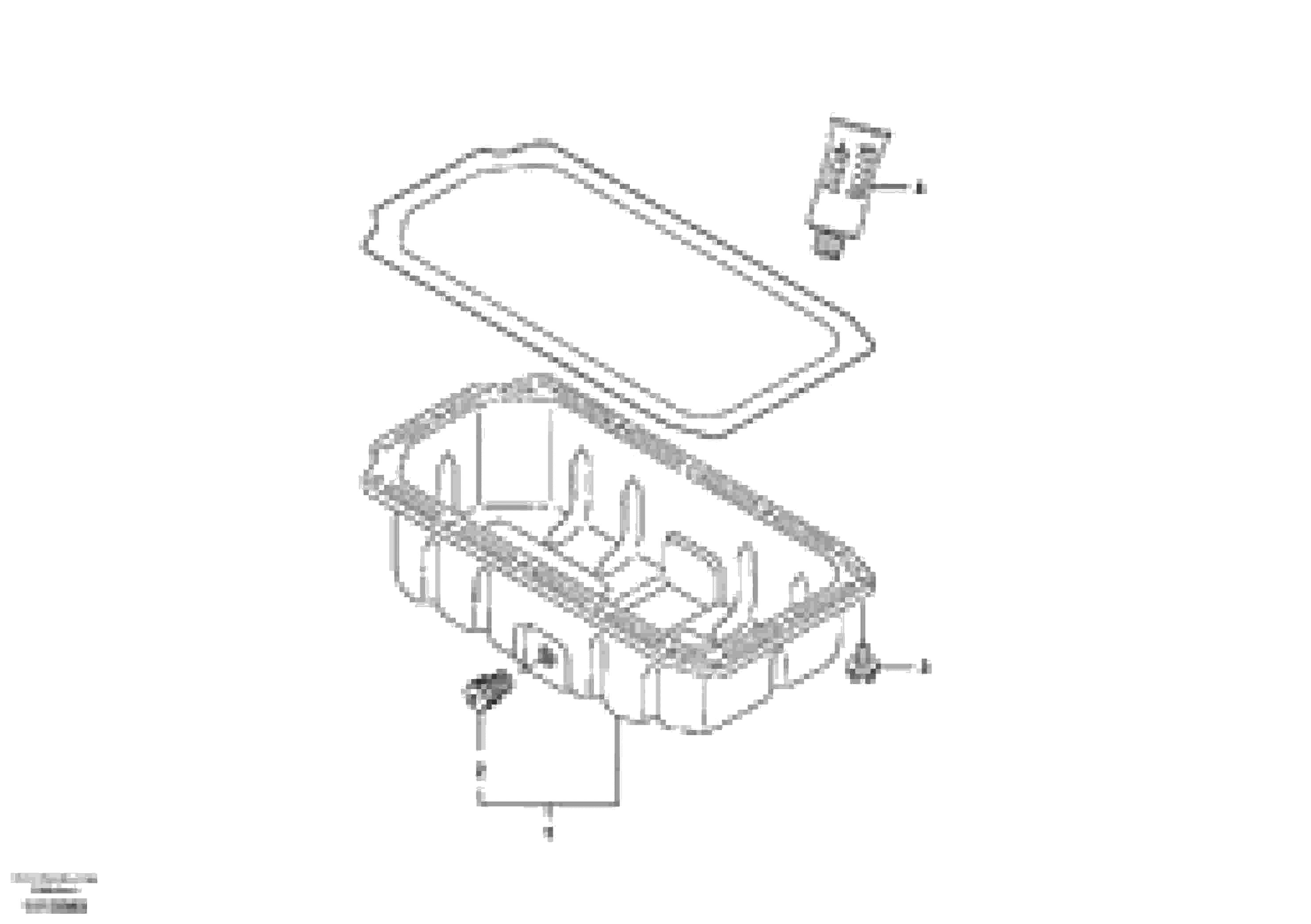 Схема запчастей Volvo ECR88 - 18181 Oil sump ECR88 S/N 14011-