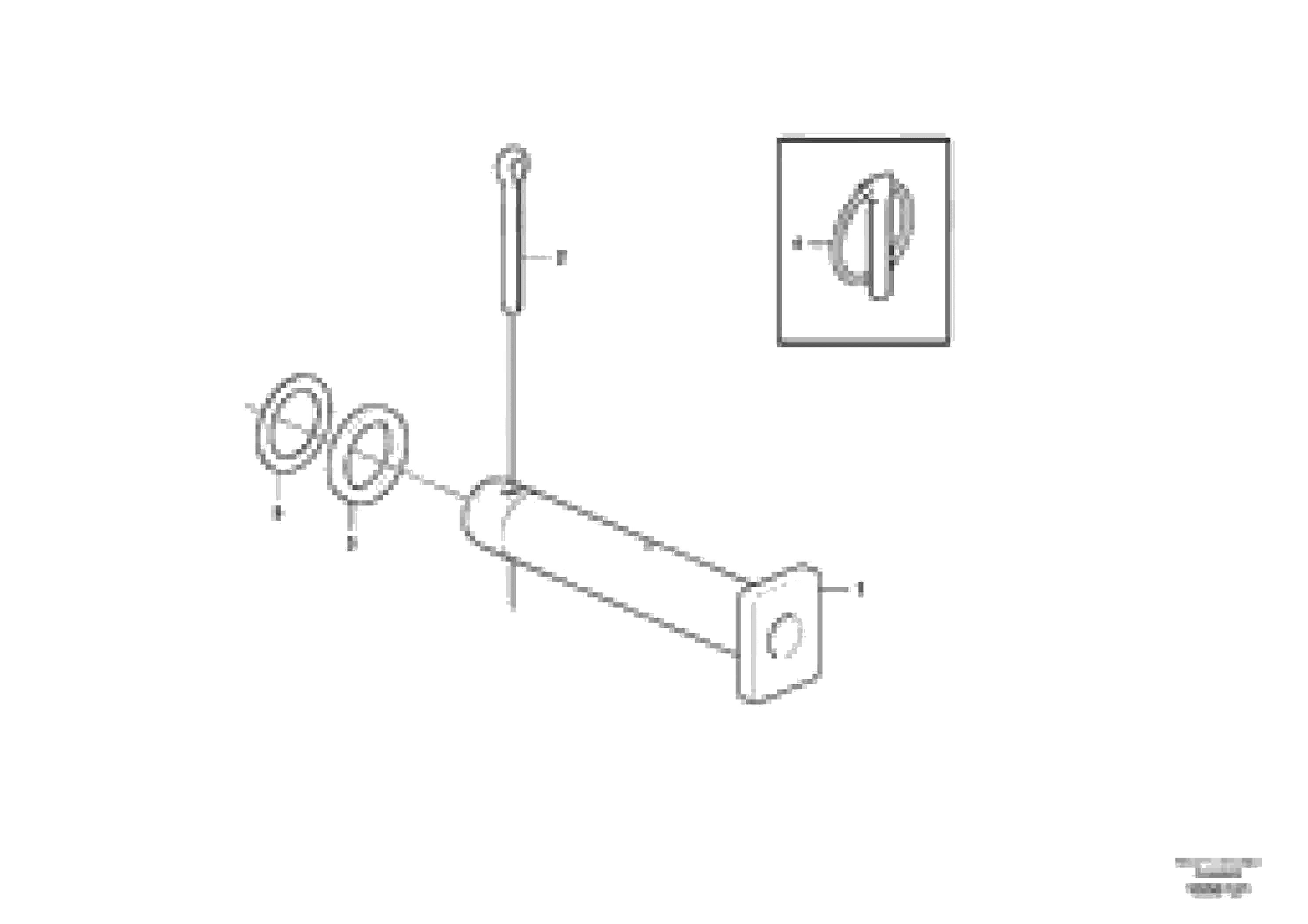 Схема запчастей Volvo EC35C - 77988 Pins for mounting bucket ATTACHMENTS ATT. COMPACT EXCAVATORS BUCKET&HAMMER