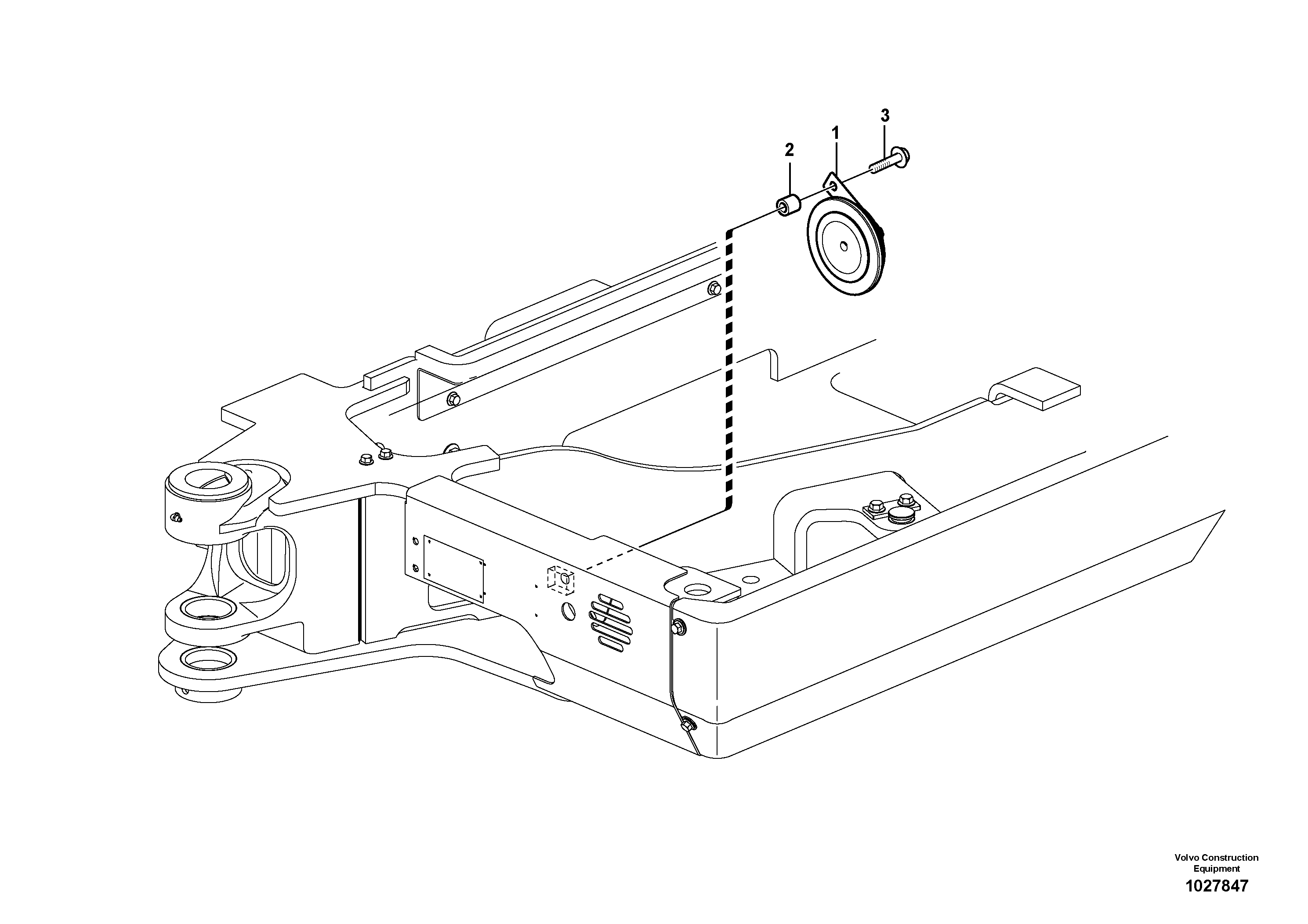 Схема запчастей Volvo ECR48C - 23297 Horn ECR48C