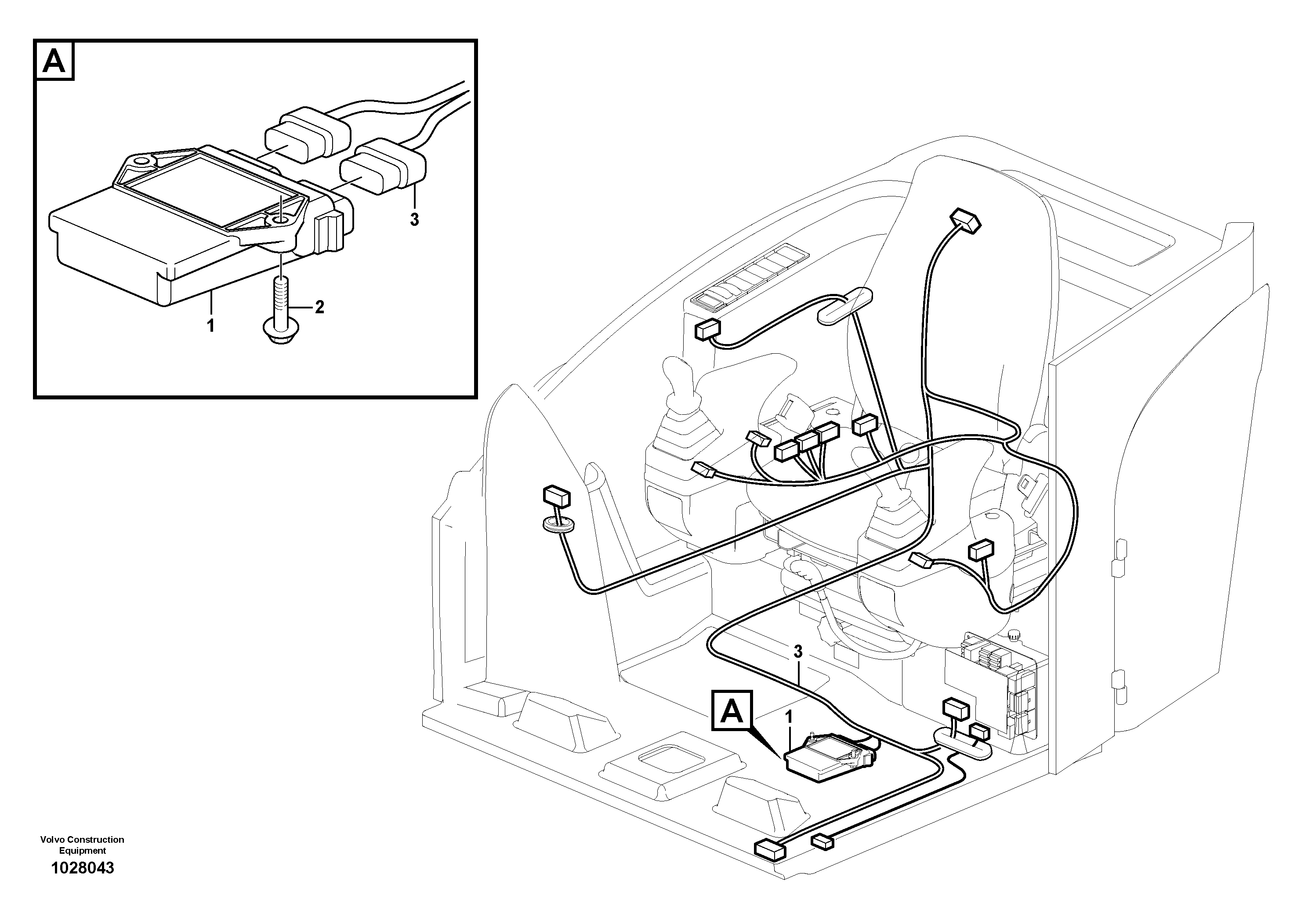 Схема запчастей Volvo ECR48C - 36813 Electronic unit ECR48C