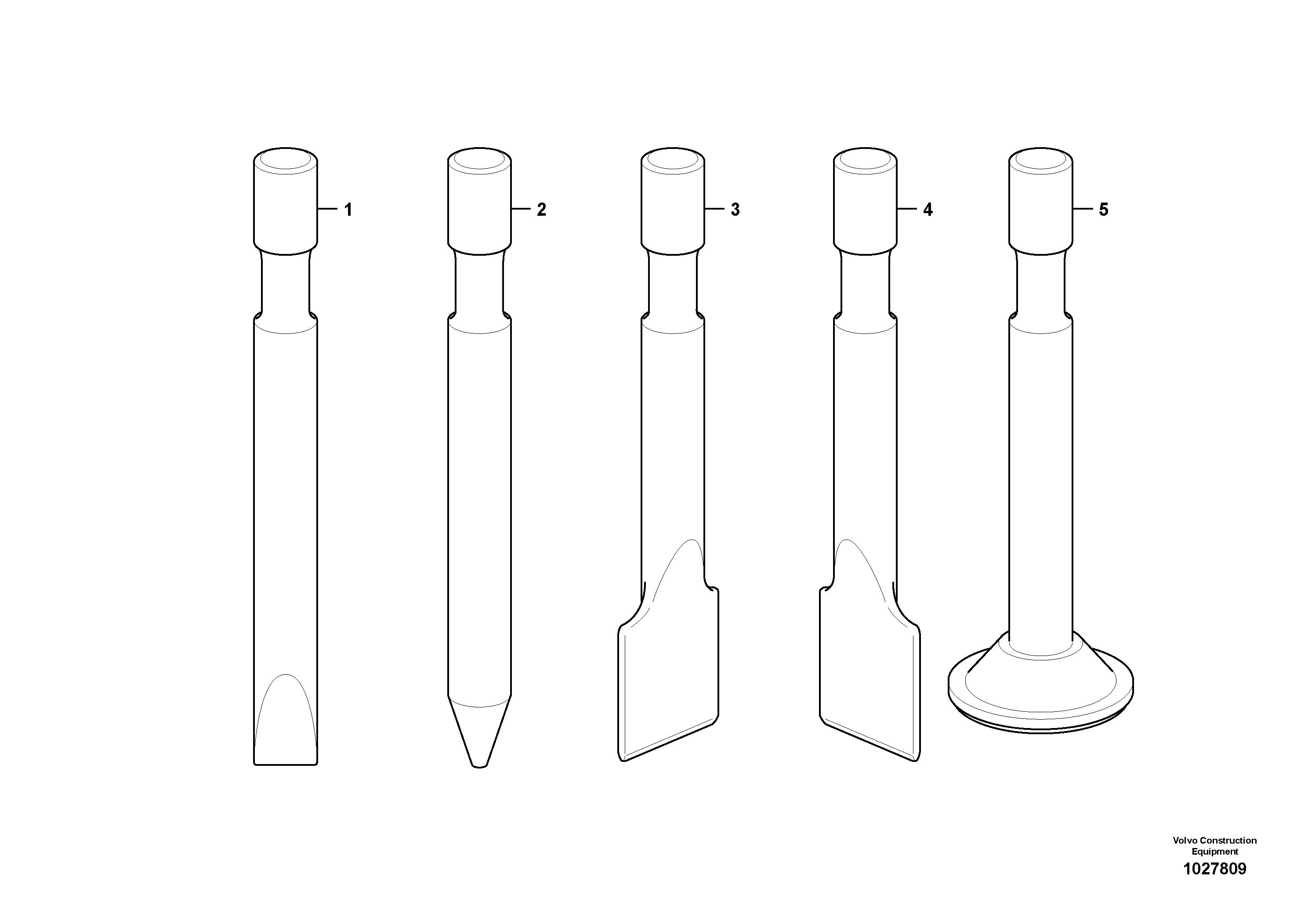 Схема запчастей Volvo ECR48C - 24740 Breaker tools ECR48C