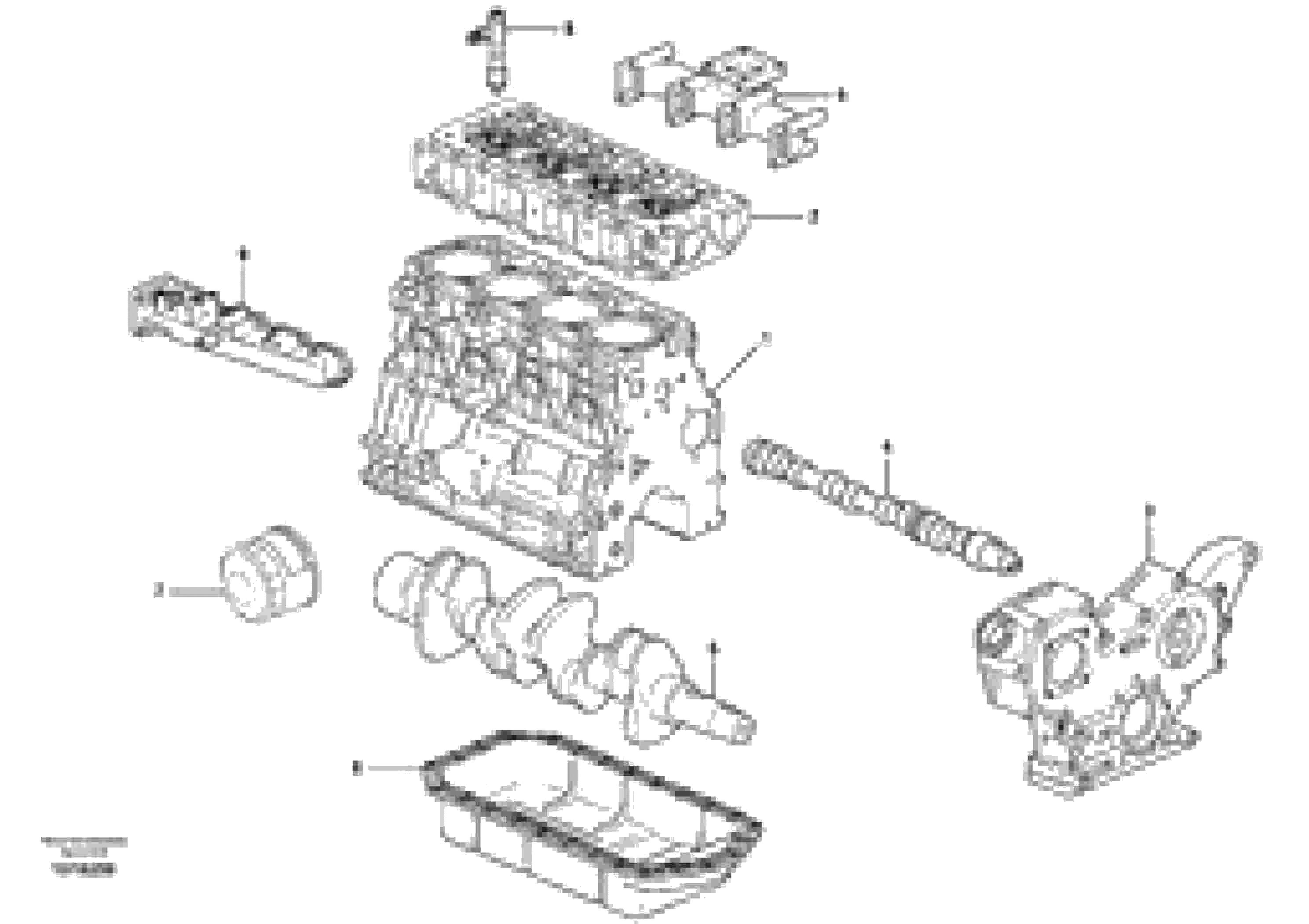 Схема запчастей Volvo ECR48C - 30502 Двигатель в сборе ECR48C