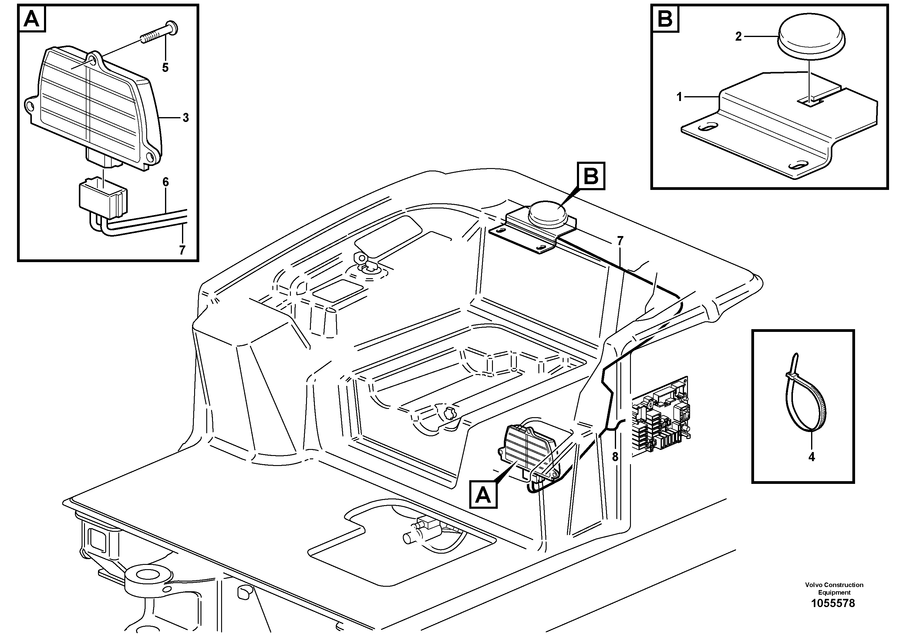 Схема запчастей Volvo EC15C - 99248 System for wireless electronic controlled communication (telematics) EC15C