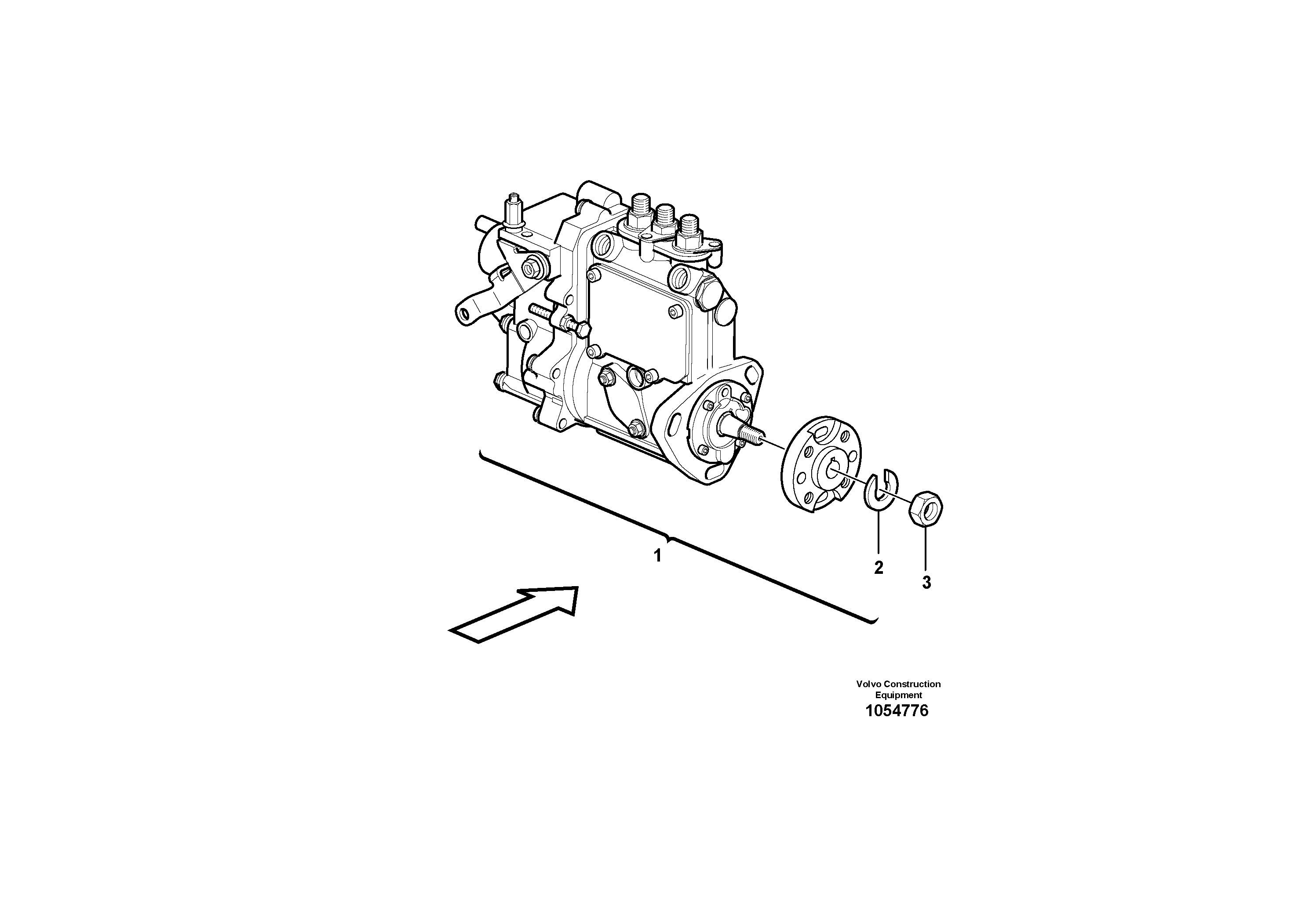 Схема запчастей Volvo EC17C - 69319 Насос EC17C
