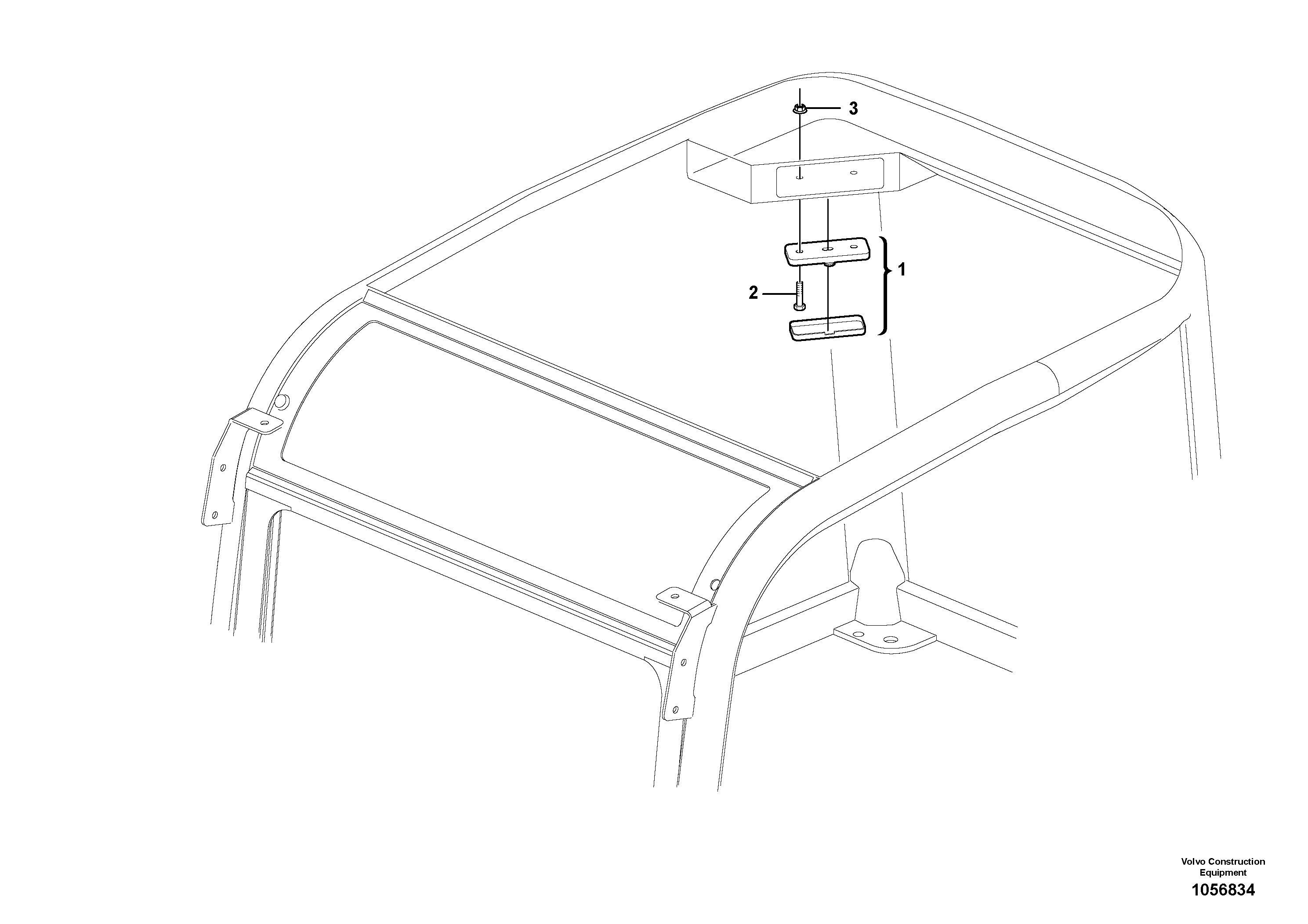 Схема запчастей Volvo EC17C - 86285 Interior lamp EC17C