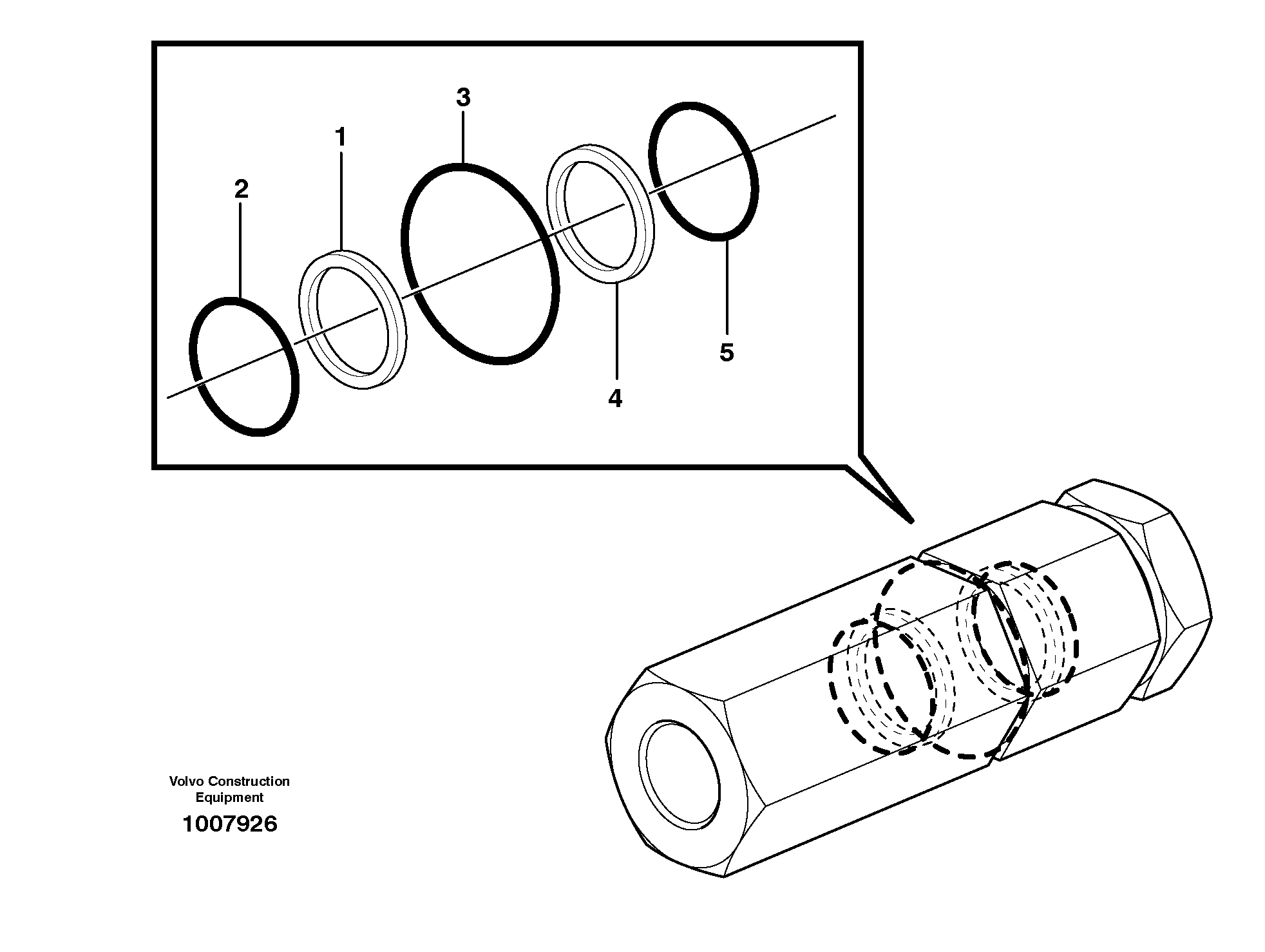 Схема запчастей Volvo L220E - 10996 Pressure limiting valve L220E SER NO 2001 - 3999