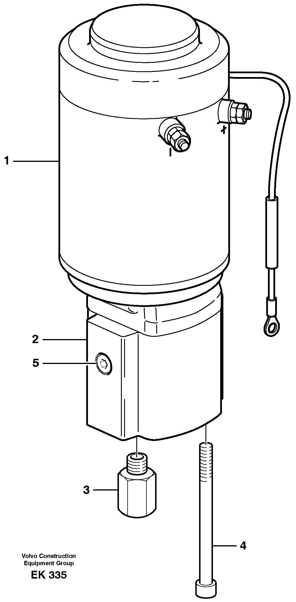 Схема запчастей Volvo L220E - 20790 Pump unit L220E SER NO 2001 - 3999