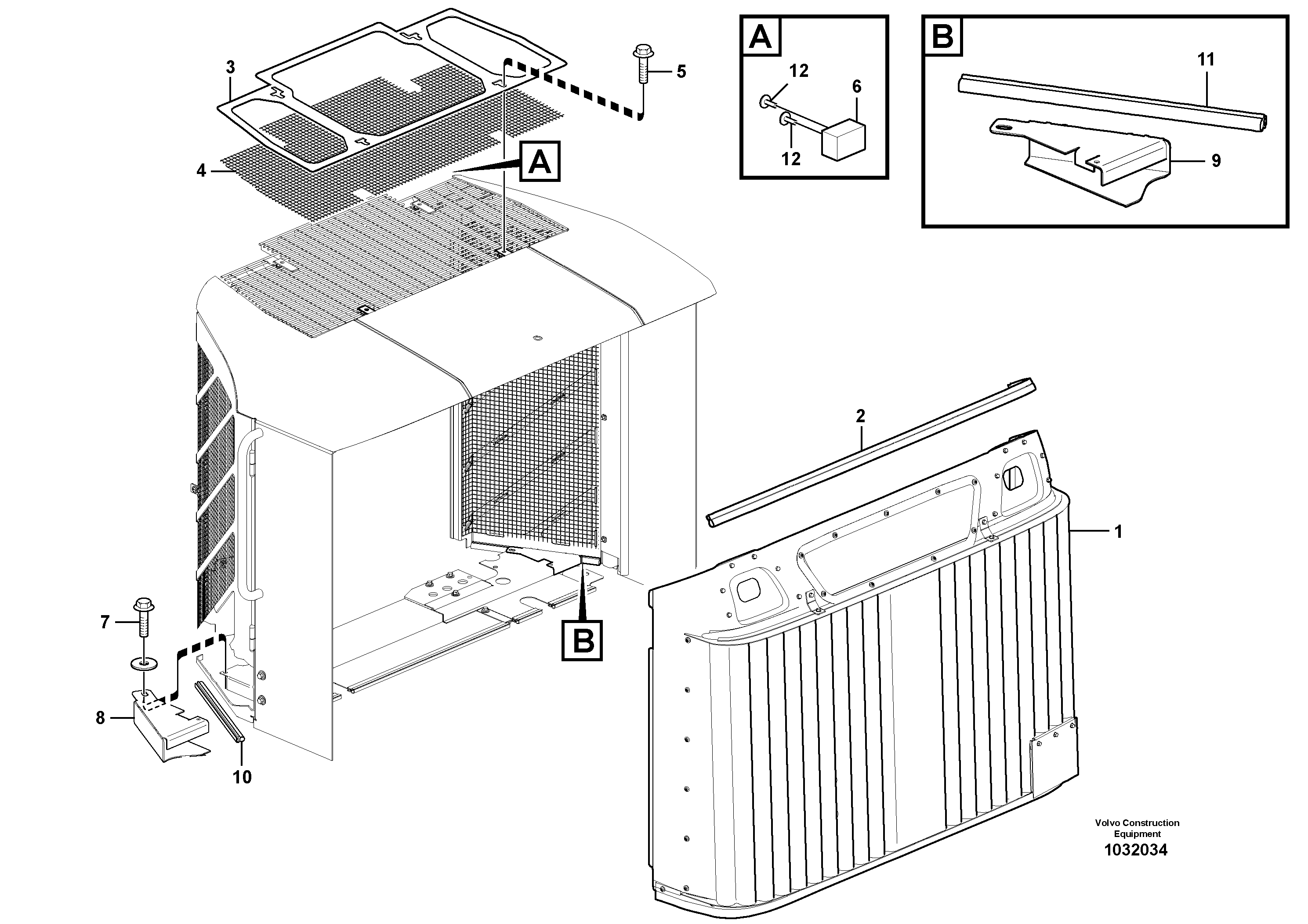 Схема запчастей Volvo L220E - 25284 Radiator, kylare L220E SER NO 4003 - 5020