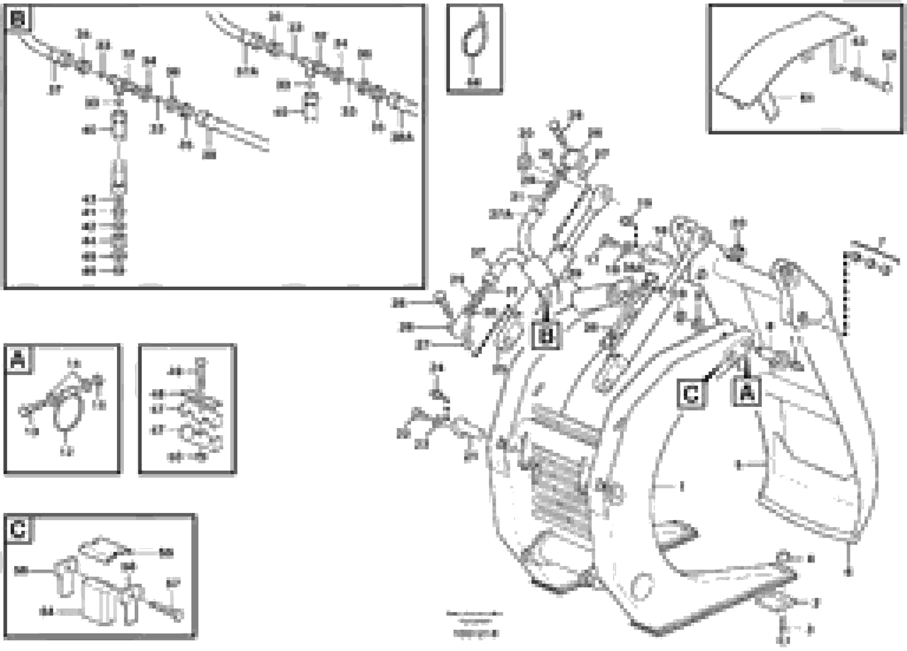 Схема запчастей Volvo L220E - 90835 Whole-stem grapple ATTACHMENTS ATTACHMENTS WHEEL LOADERS GEN. D - E