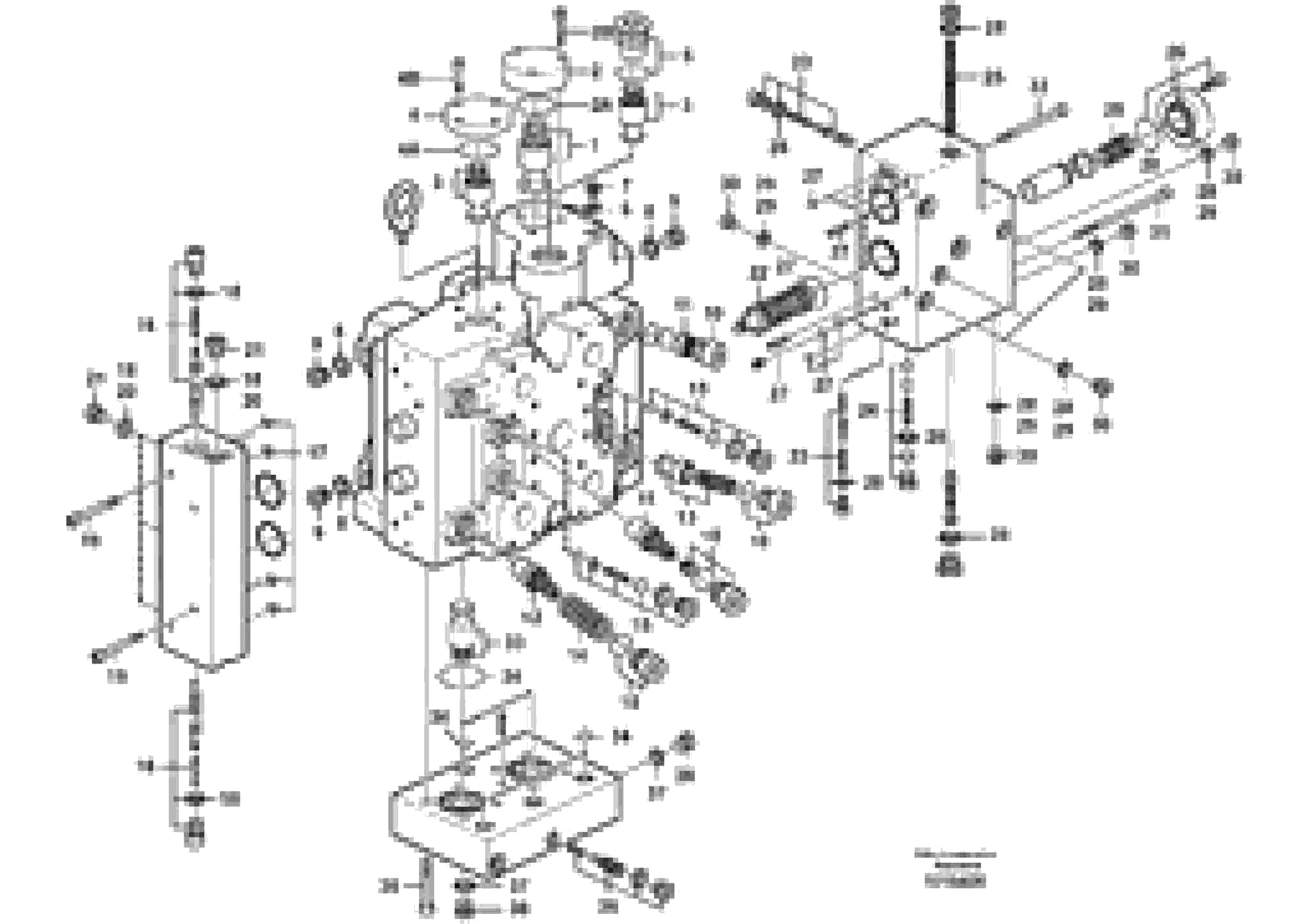 Схема запчастей Volvo L220E - 78213 Control valve L220E SER NO 4003 - 5020