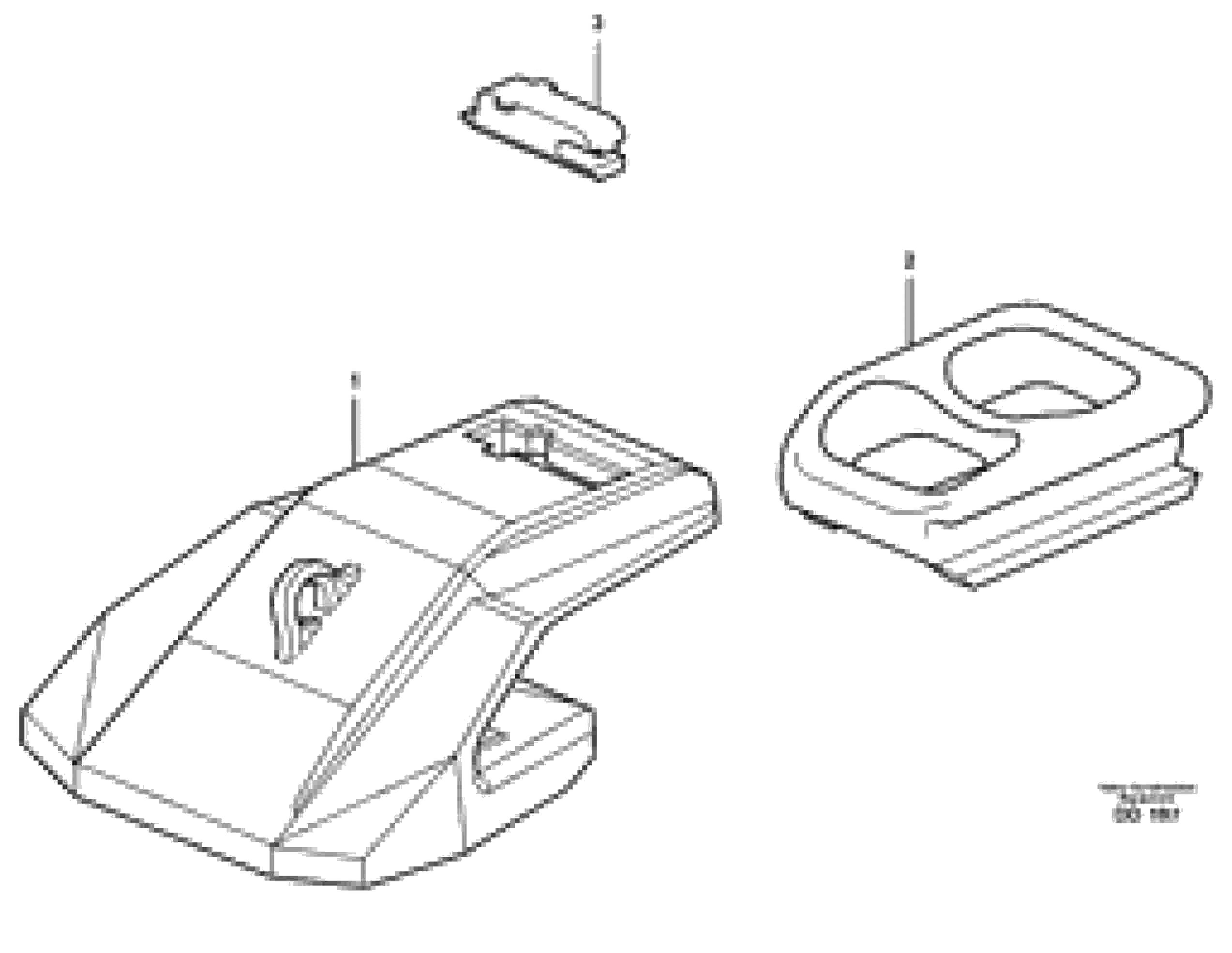 Схема запчастей Volvo L220E - 22896 Segment ATTACHMENTS ATTACHMENTS WHEEL LOADERS GEN. D - E