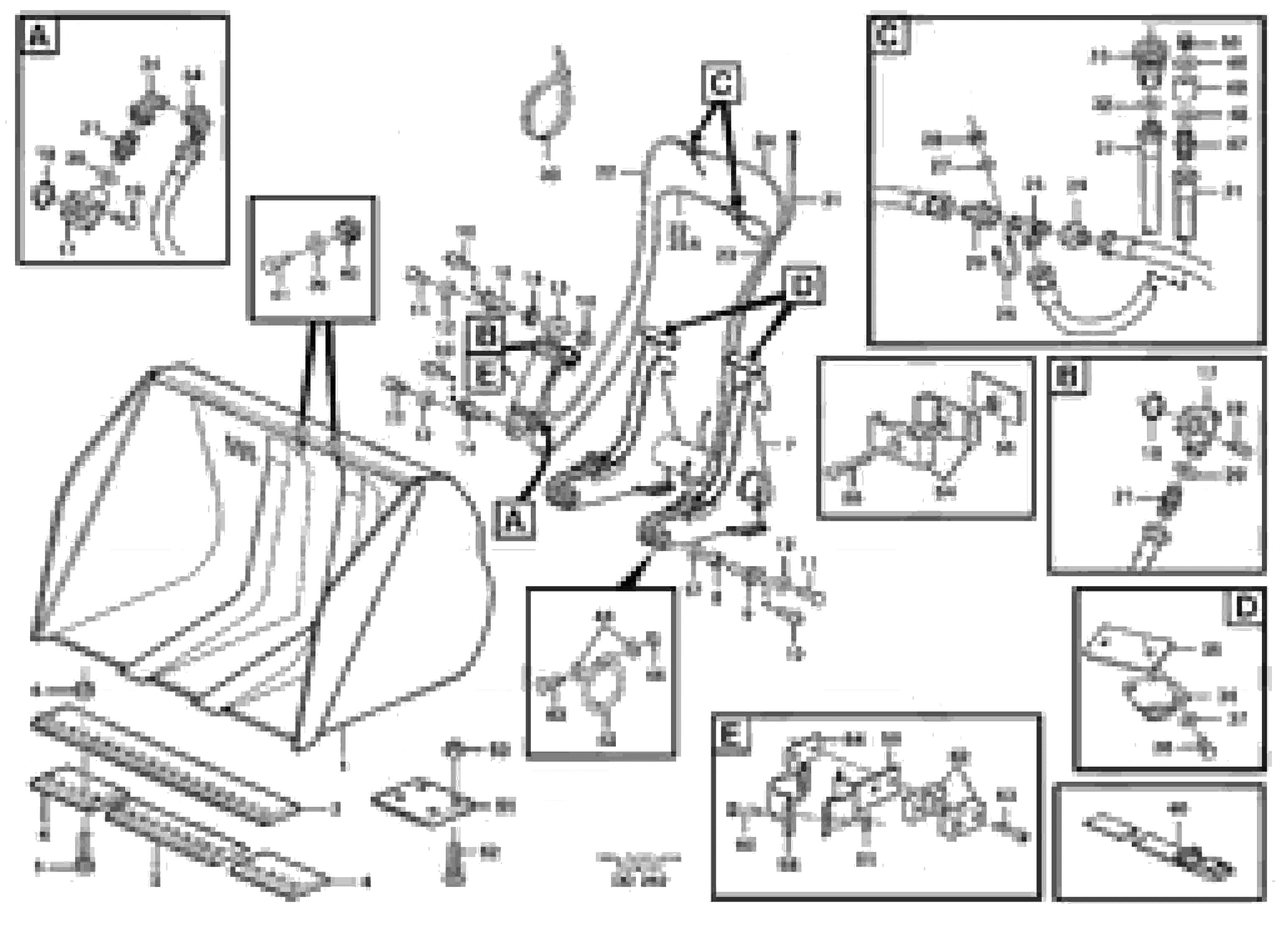 Схема запчастей Volvo L330D - 81010 High-tipping bucket ATTACHMENTS ATTACHMENTS WHEEL LOADERS GEN. D - E