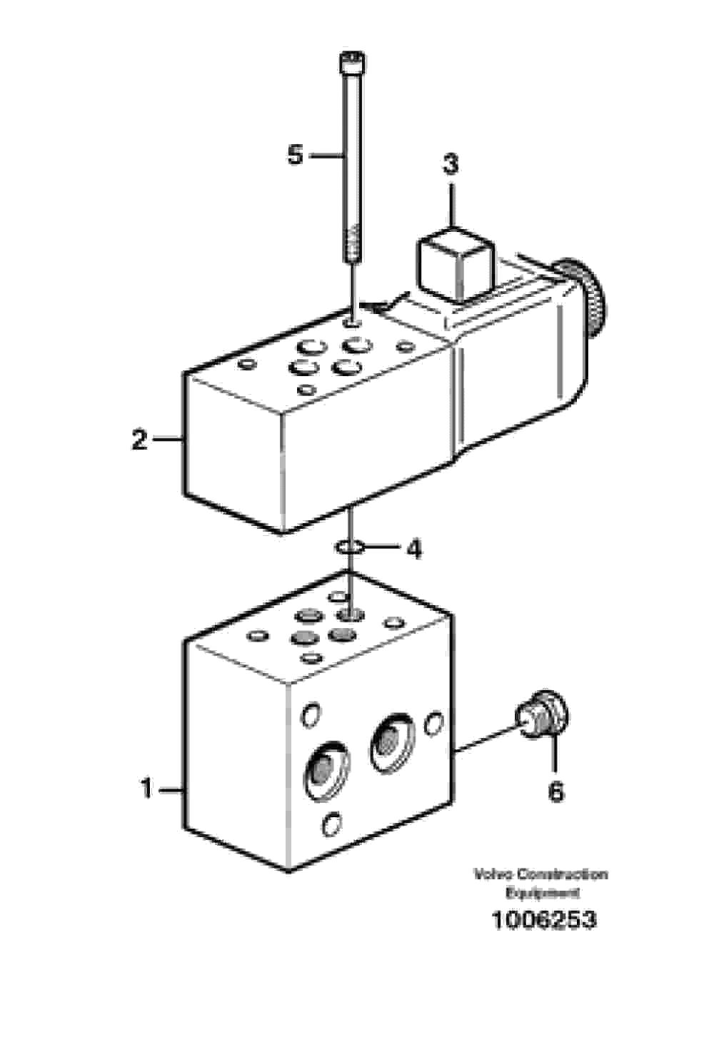 Схема запчастей Volvo L330D - 22933 Connecting block L330D