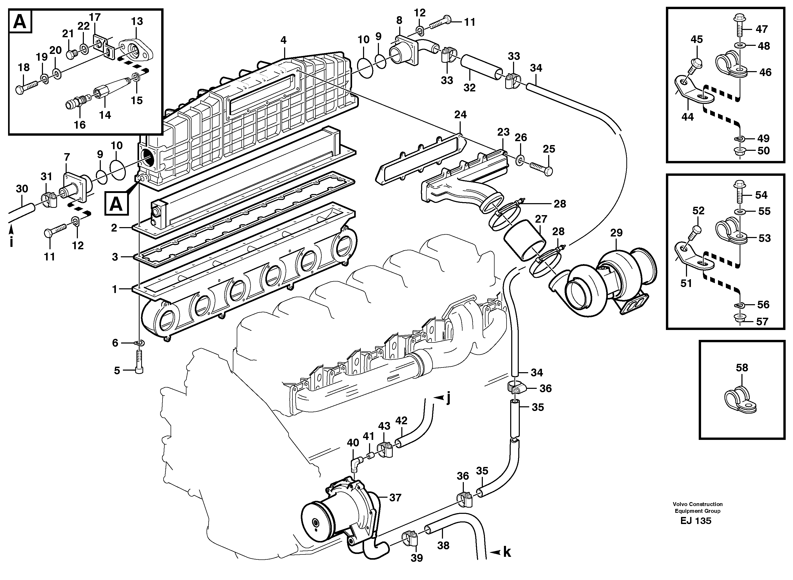 Схема запчастей Volvo L330D - 83992 Intercooler L330D