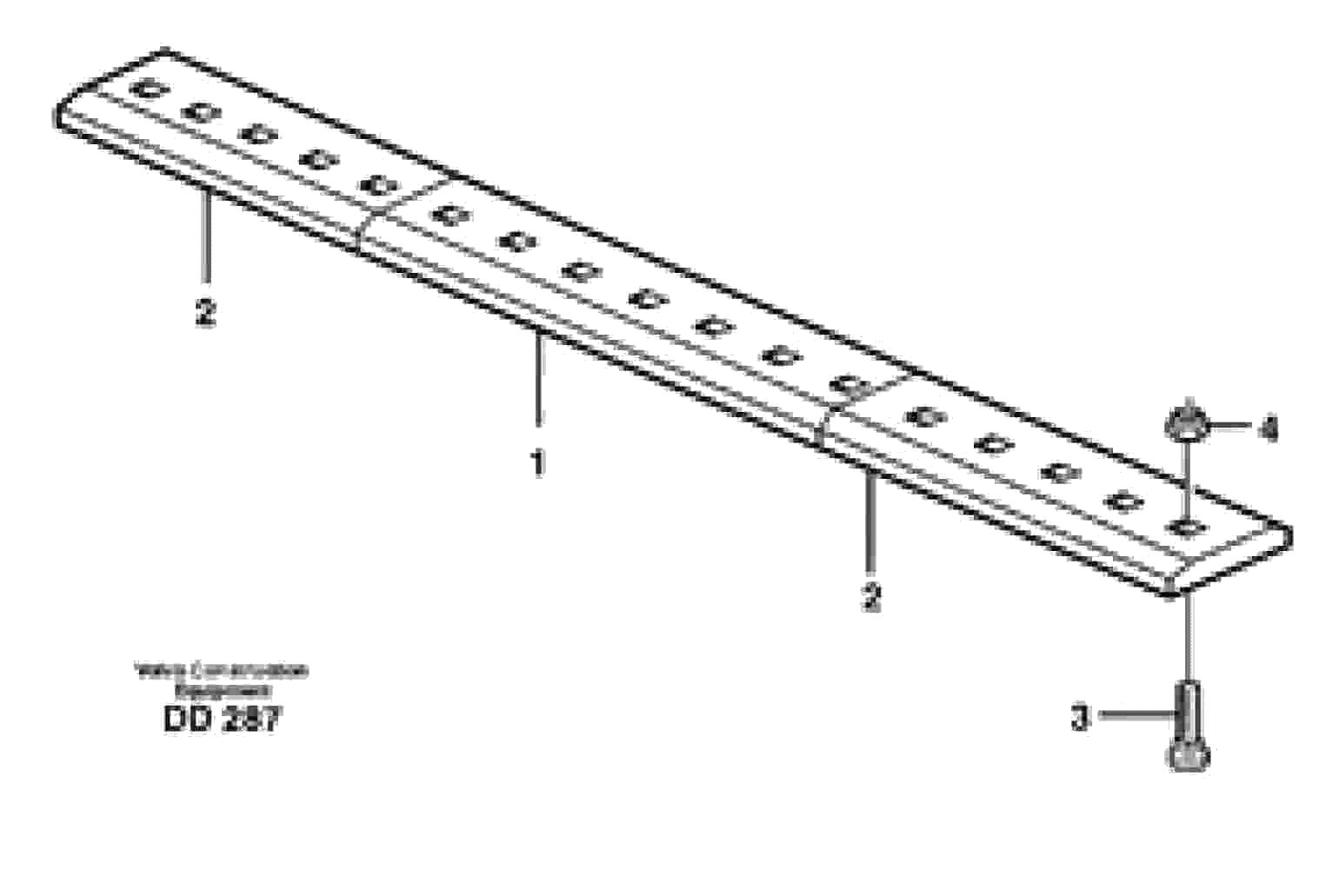 Схема запчастей Volvo L330D - 5723 Bolt on edge ATTACHMENTS ATTACHMENTS WHEEL LOADERS GEN. D - E