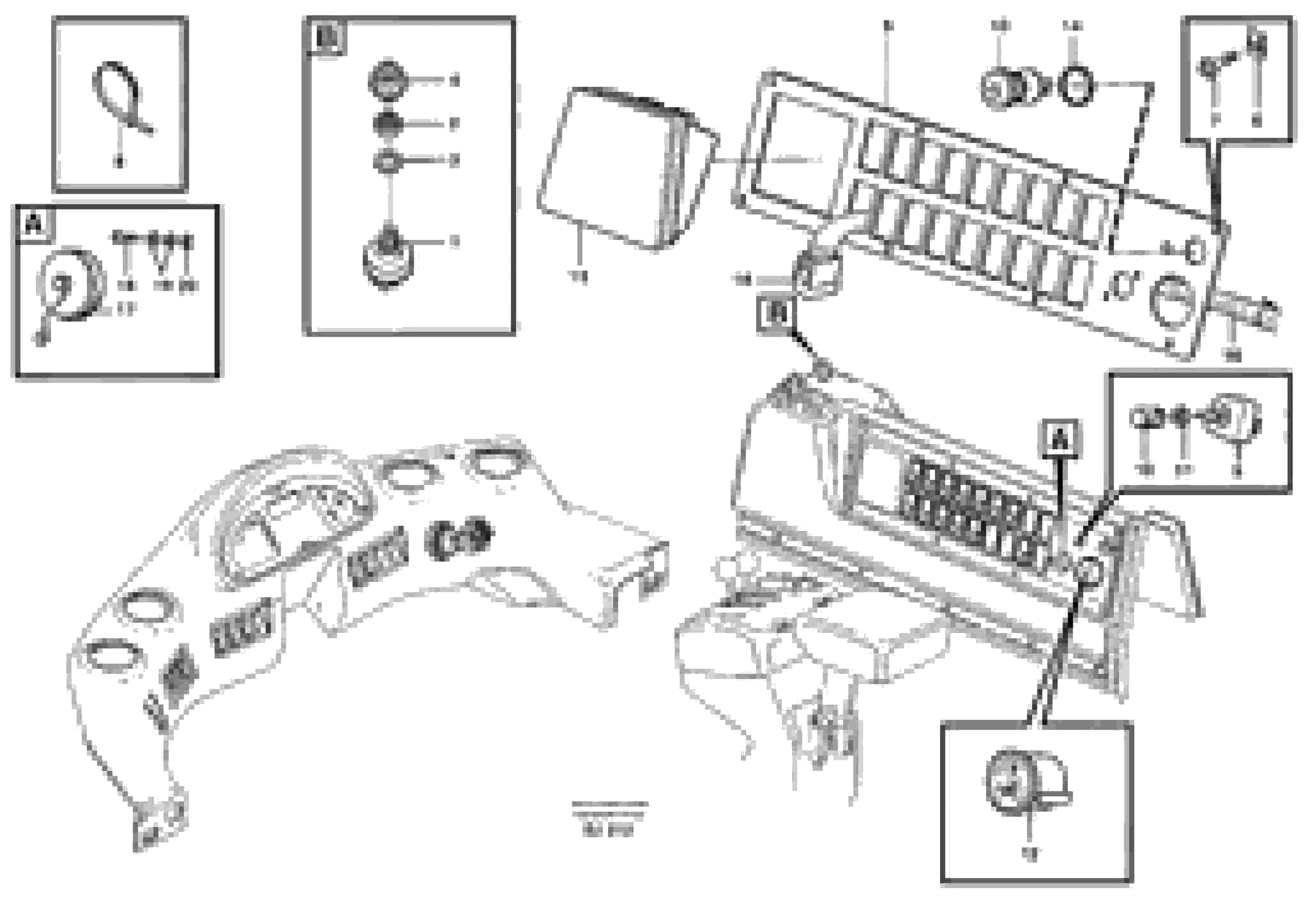 Схема запчастей Volvo L330D - 37069 Side panel L330D