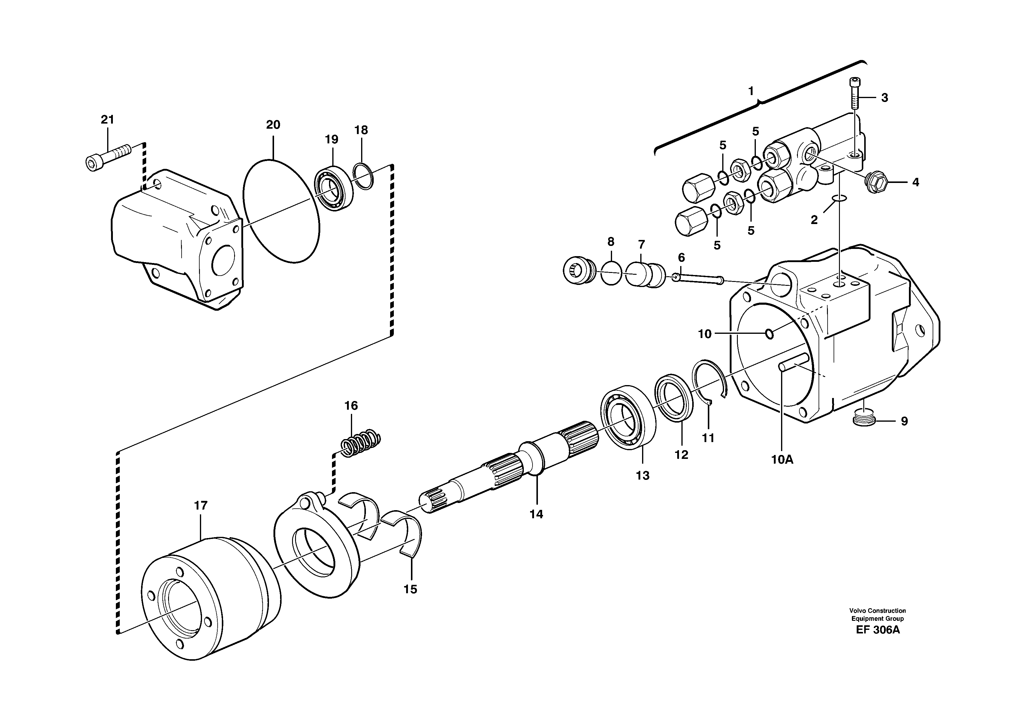 Схема запчастей Volvo L150D - 11680 Fan pump, 28CC L150D