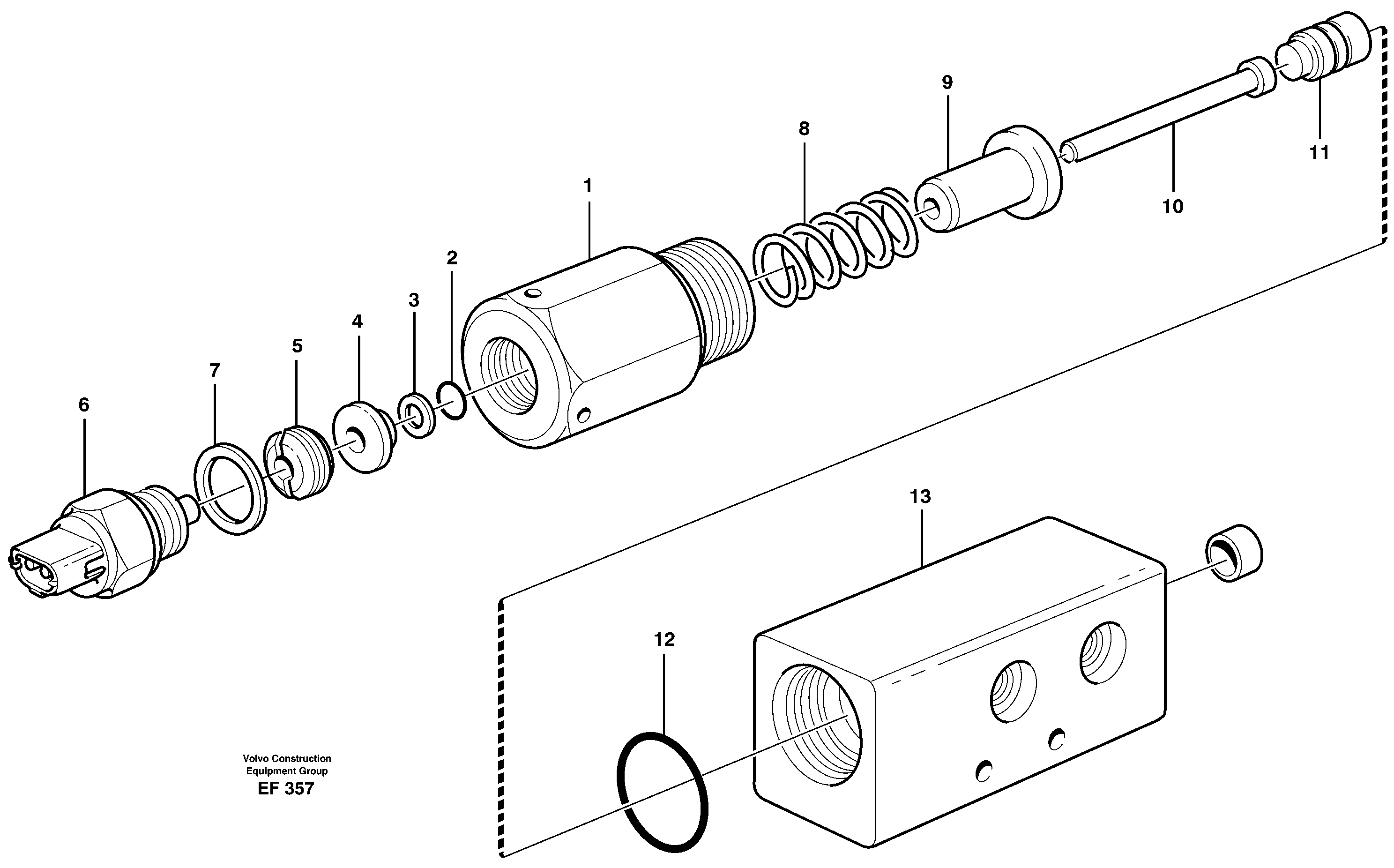 Схема запчастей Volvo L150D - 24840 Pressure monitor L150D