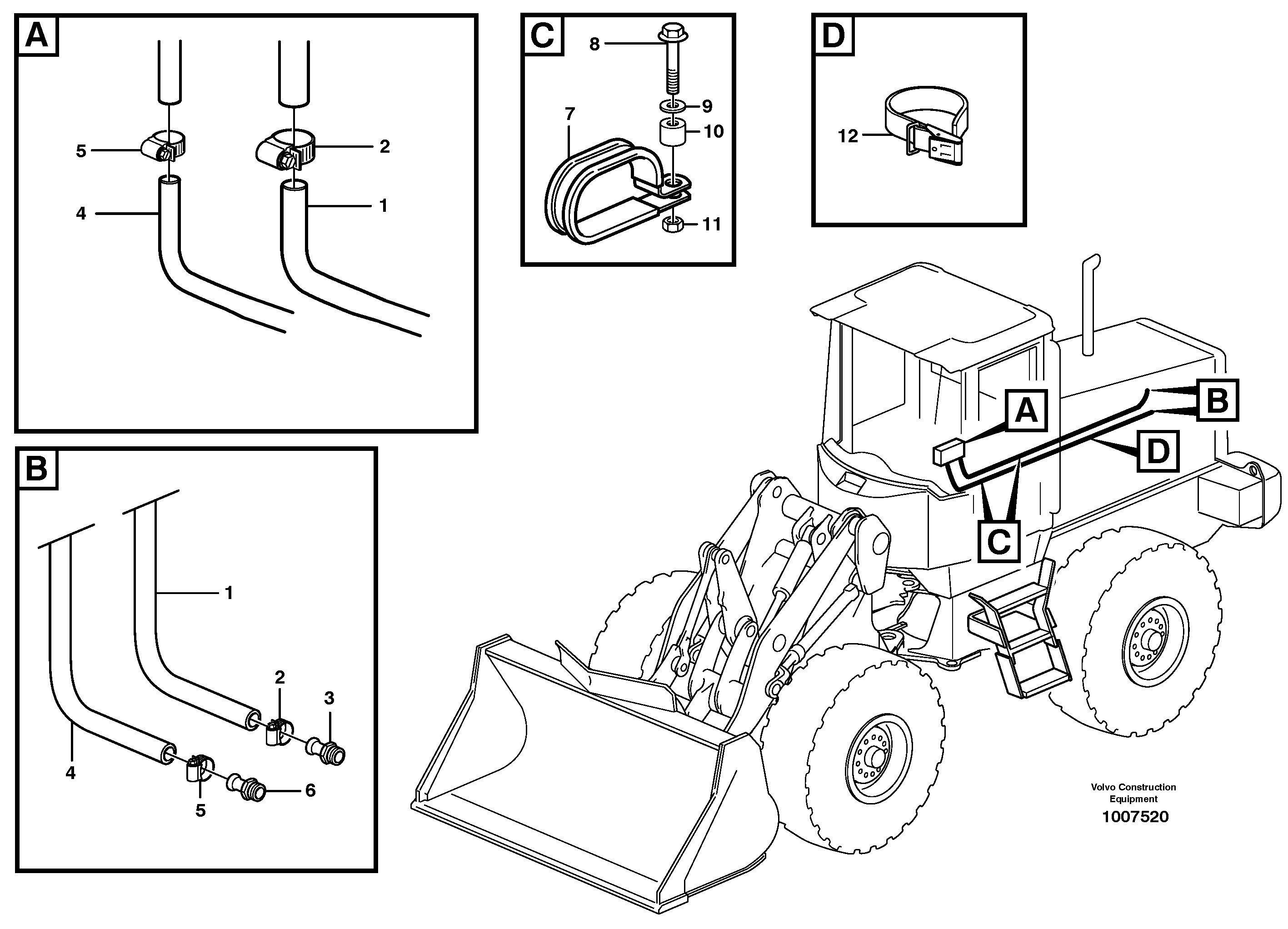 Схема запчастей Volvo L50D - 84249 Система отопления (обогрева) L50D