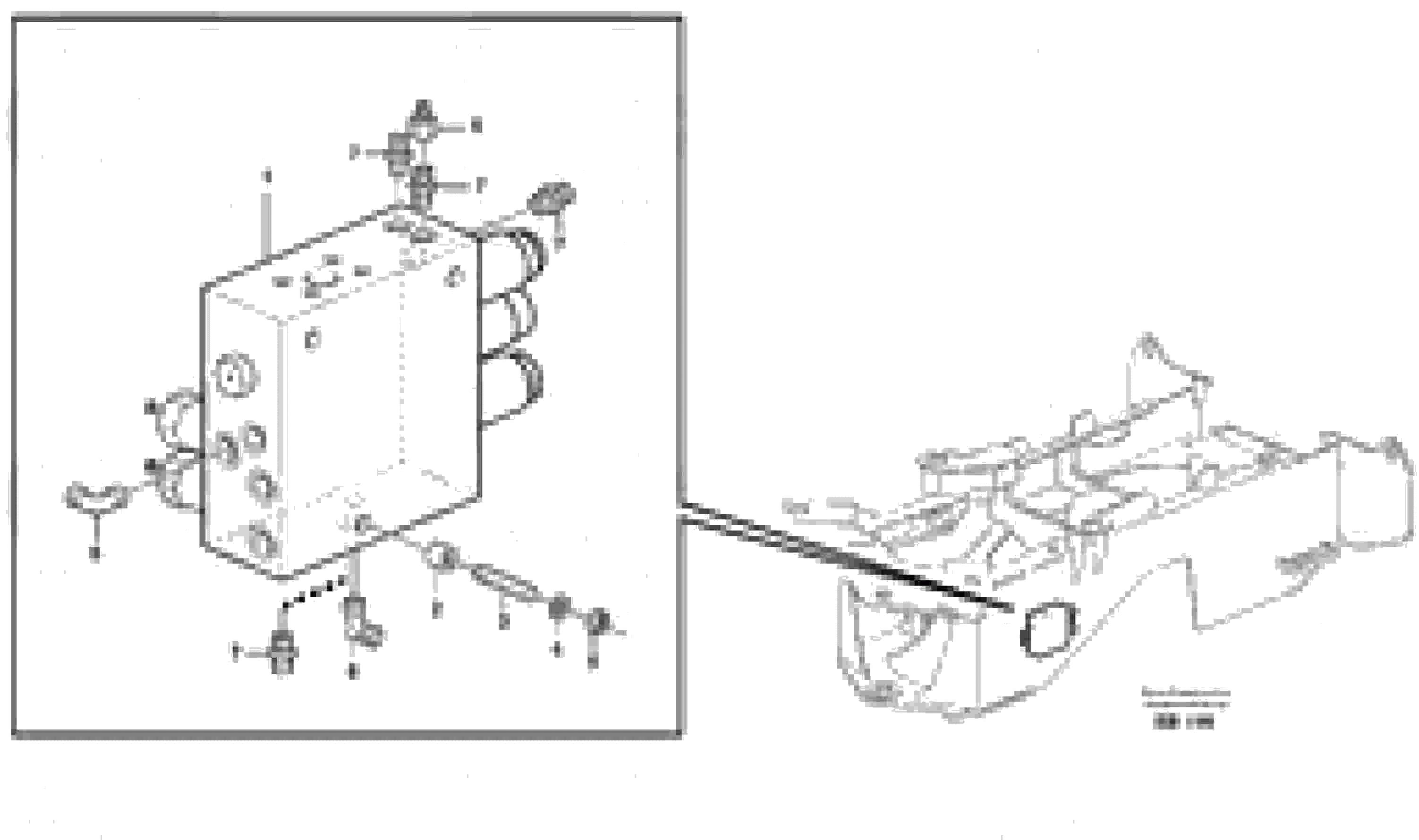 Схема запчастей Volvo L50D - 23177 Valve body with fitting parts L50D