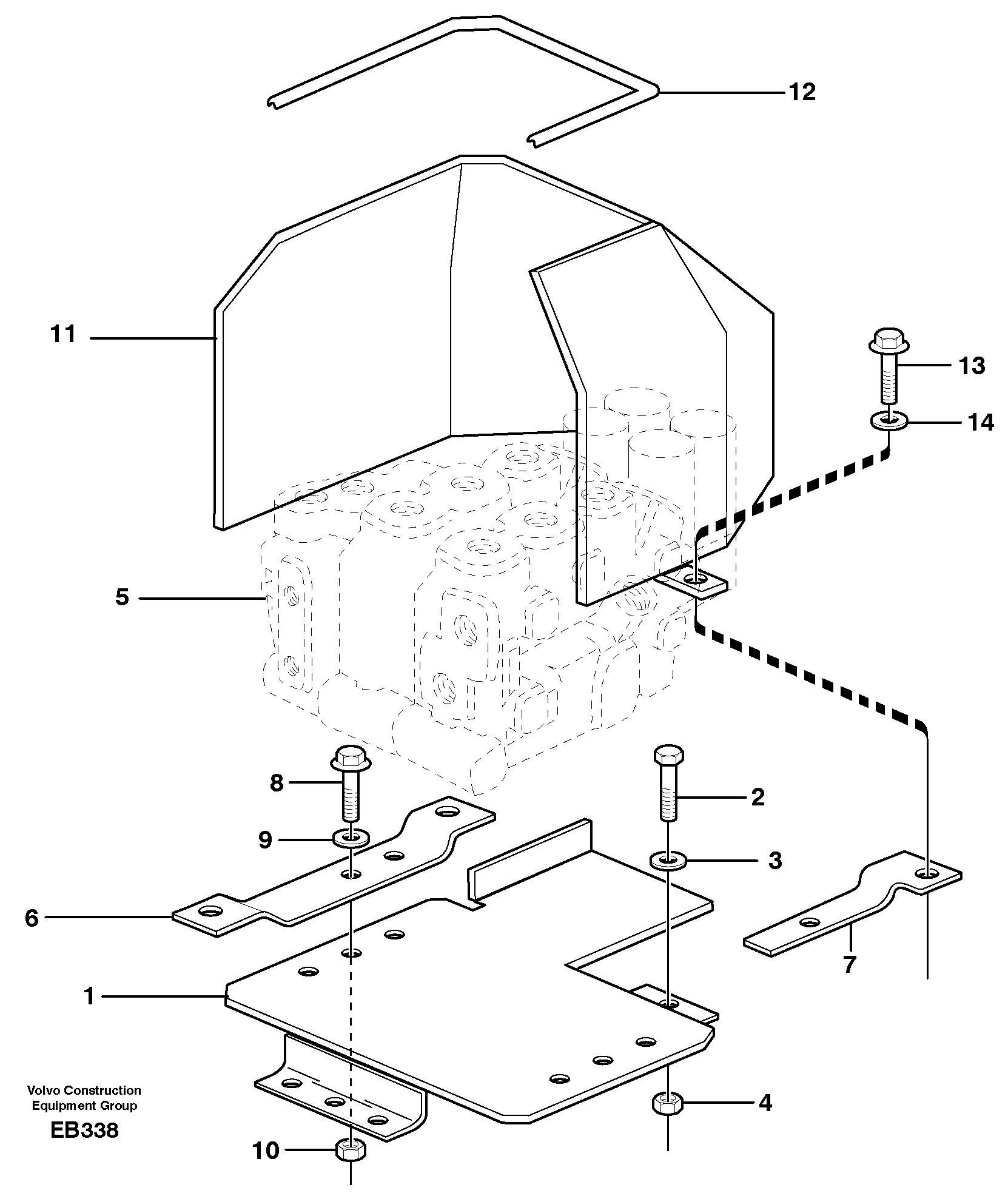 Схема запчастей Volvo L50D - 32320 Control valve, assembly L50D