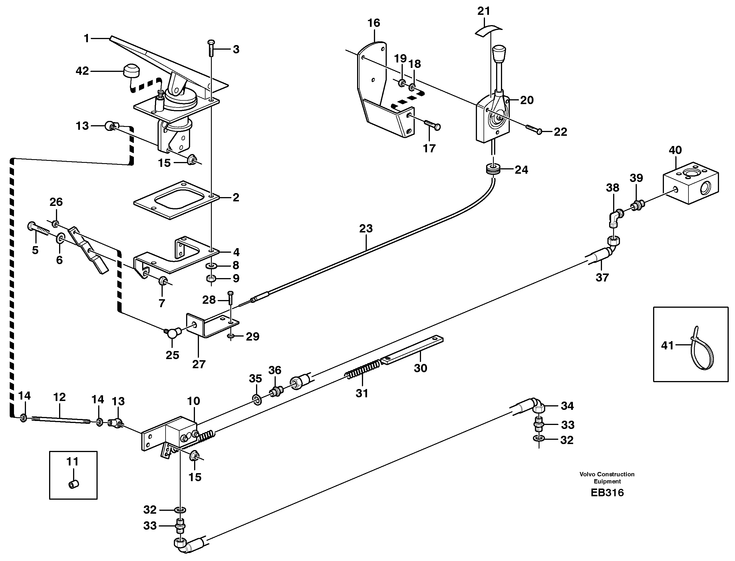 Схема запчастей Volvo L50D - 39362 Speed limiter L50D