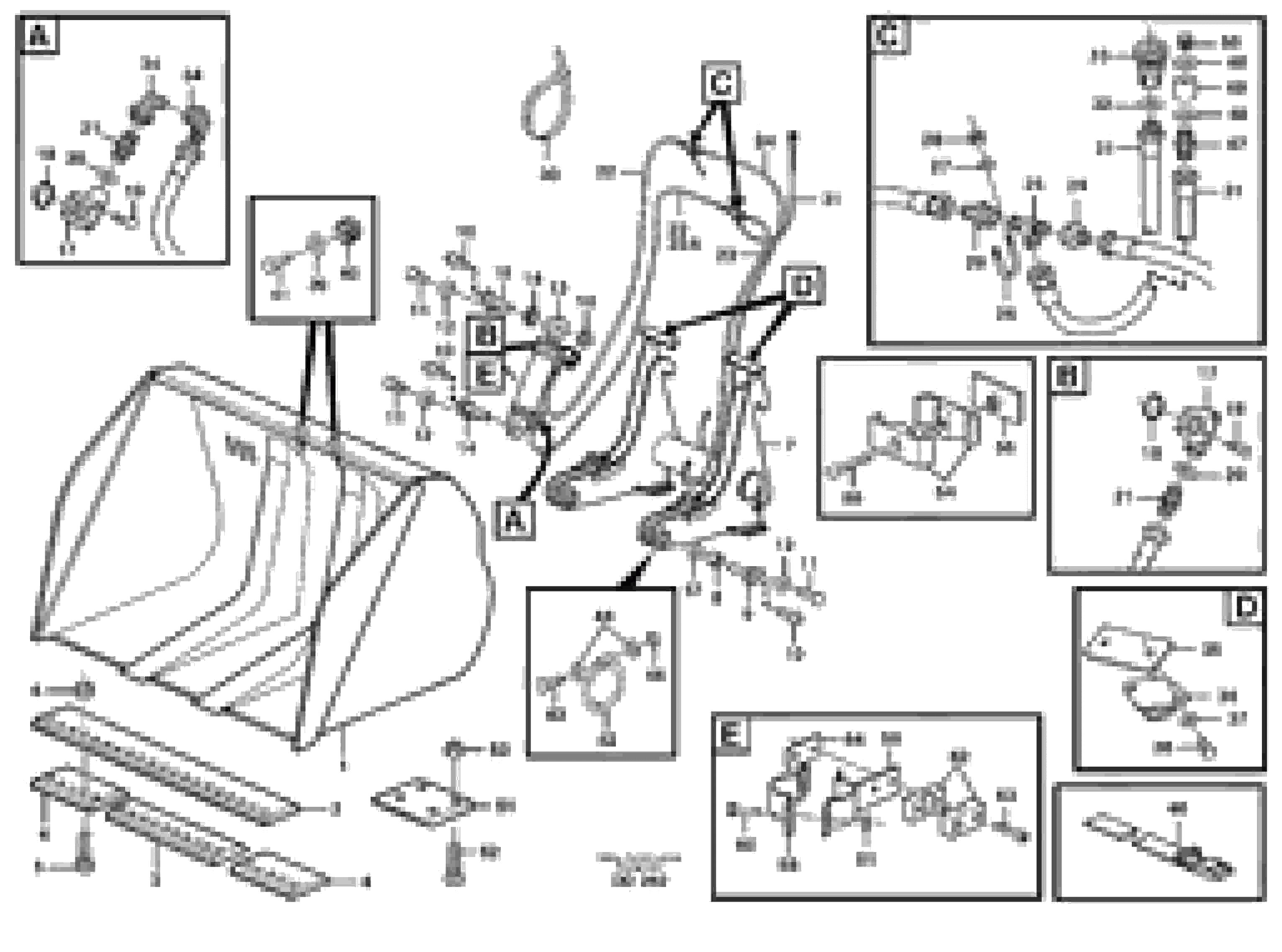 Схема запчастей Volvo L70D - 78937 High-tipping bucket ATTACHMENTS ATTACHMENTS WHEEL LOADERS GEN. D - E