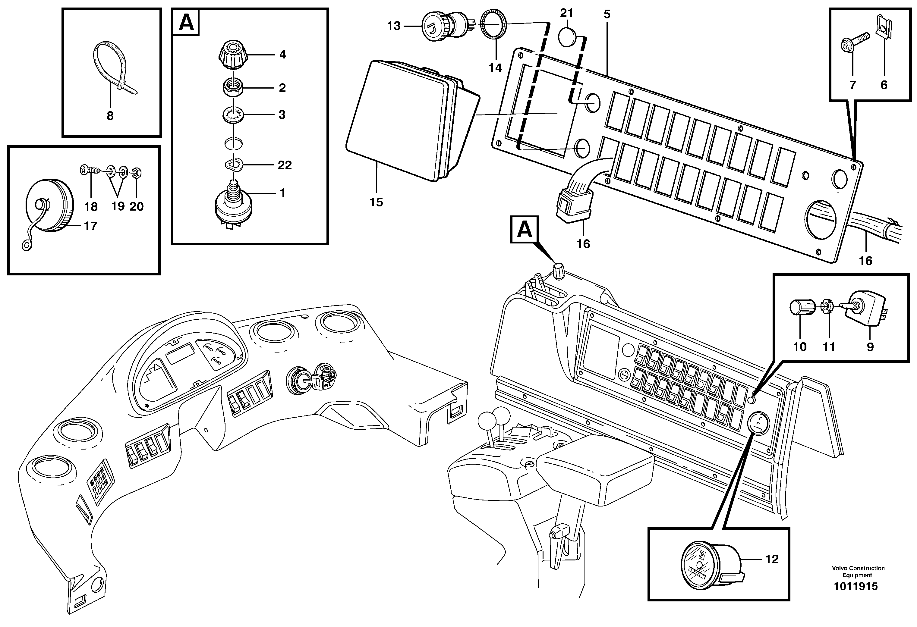 Схема запчастей Volvo L120D - 62243 Side panel L120D