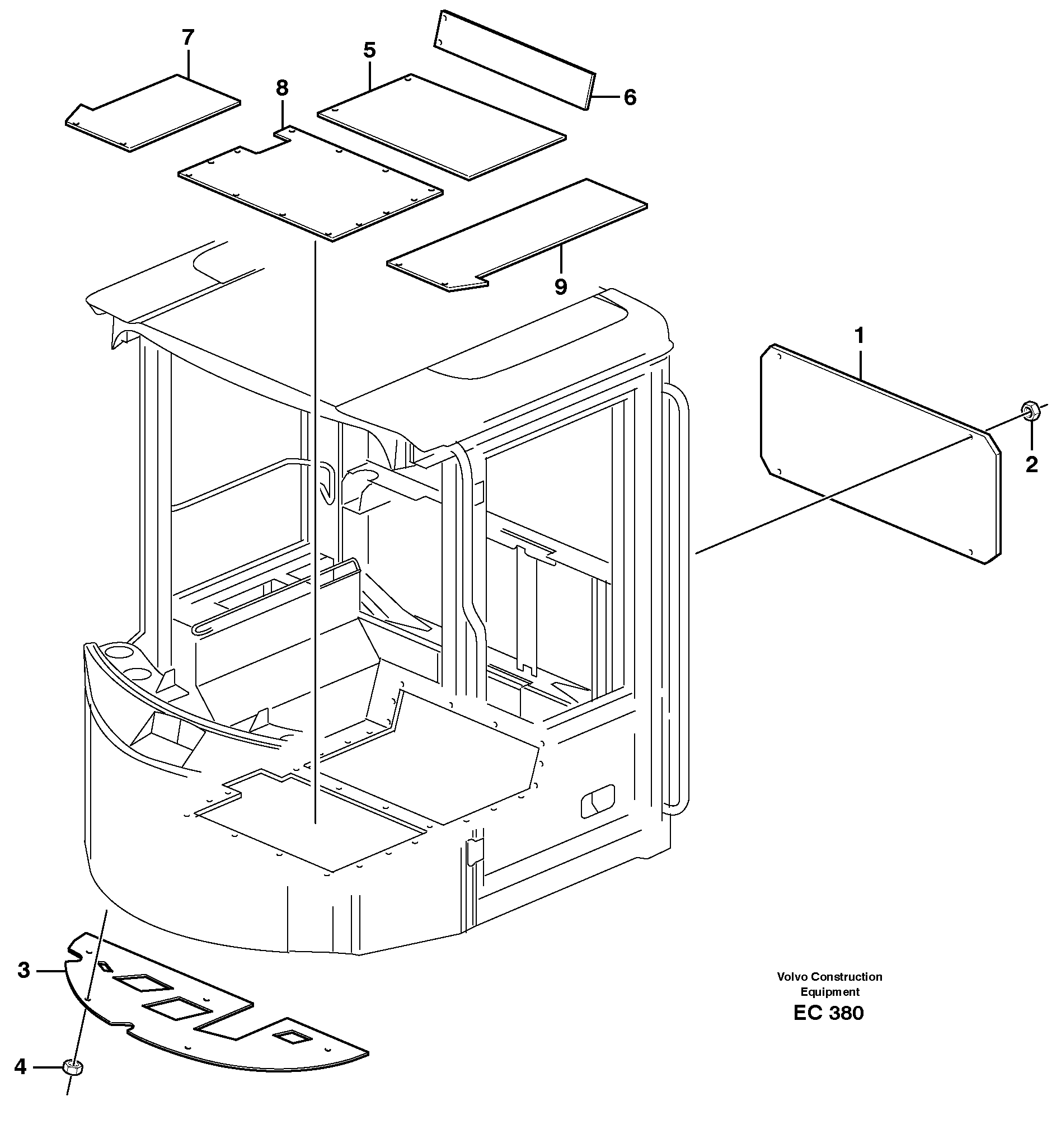 Схема запчастей Volvo L120D - 36794 Noise reduction L120D