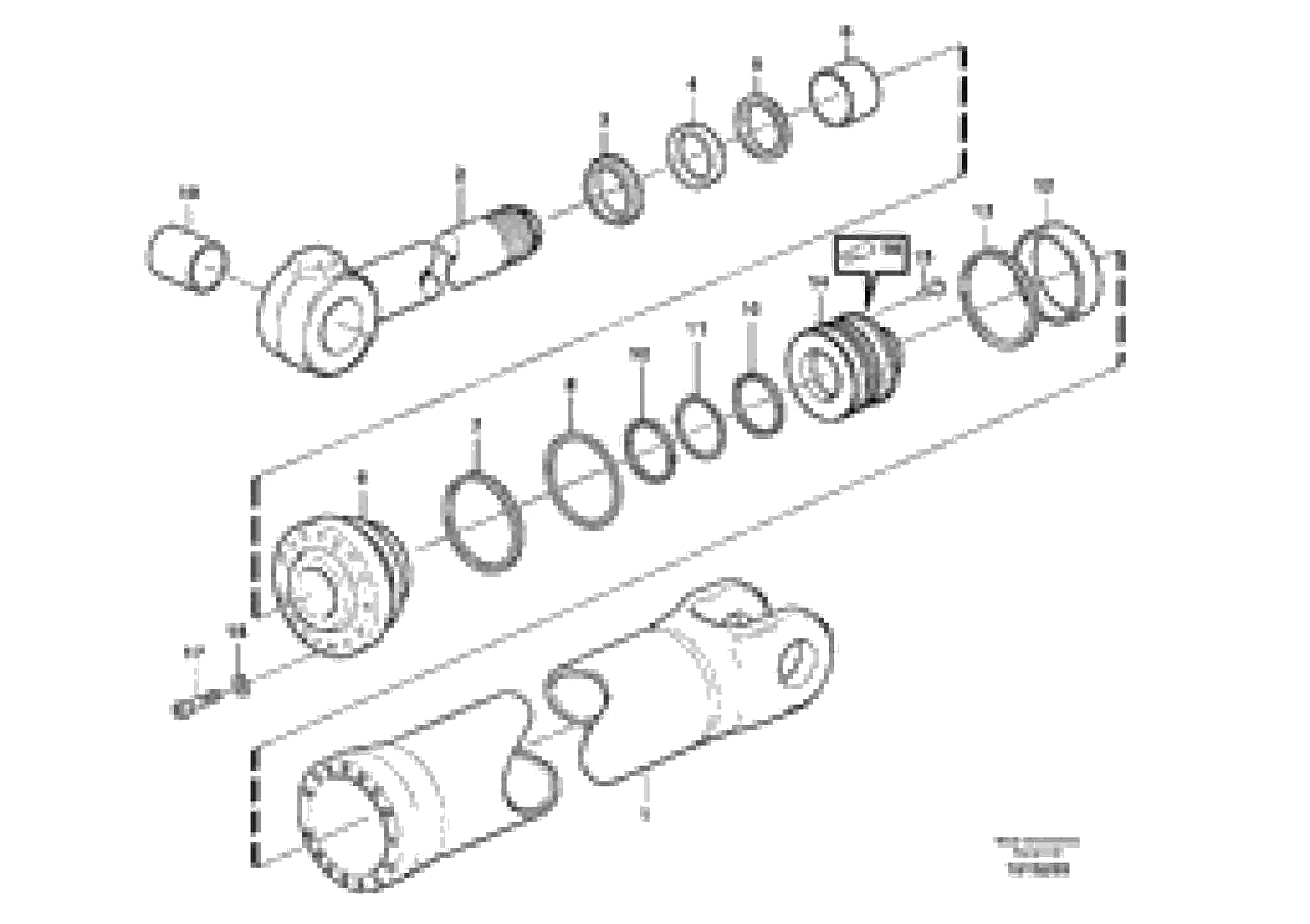 Схема запчастей Volvo L330E - 3090 Hydraulic cylinder, tilting L330E