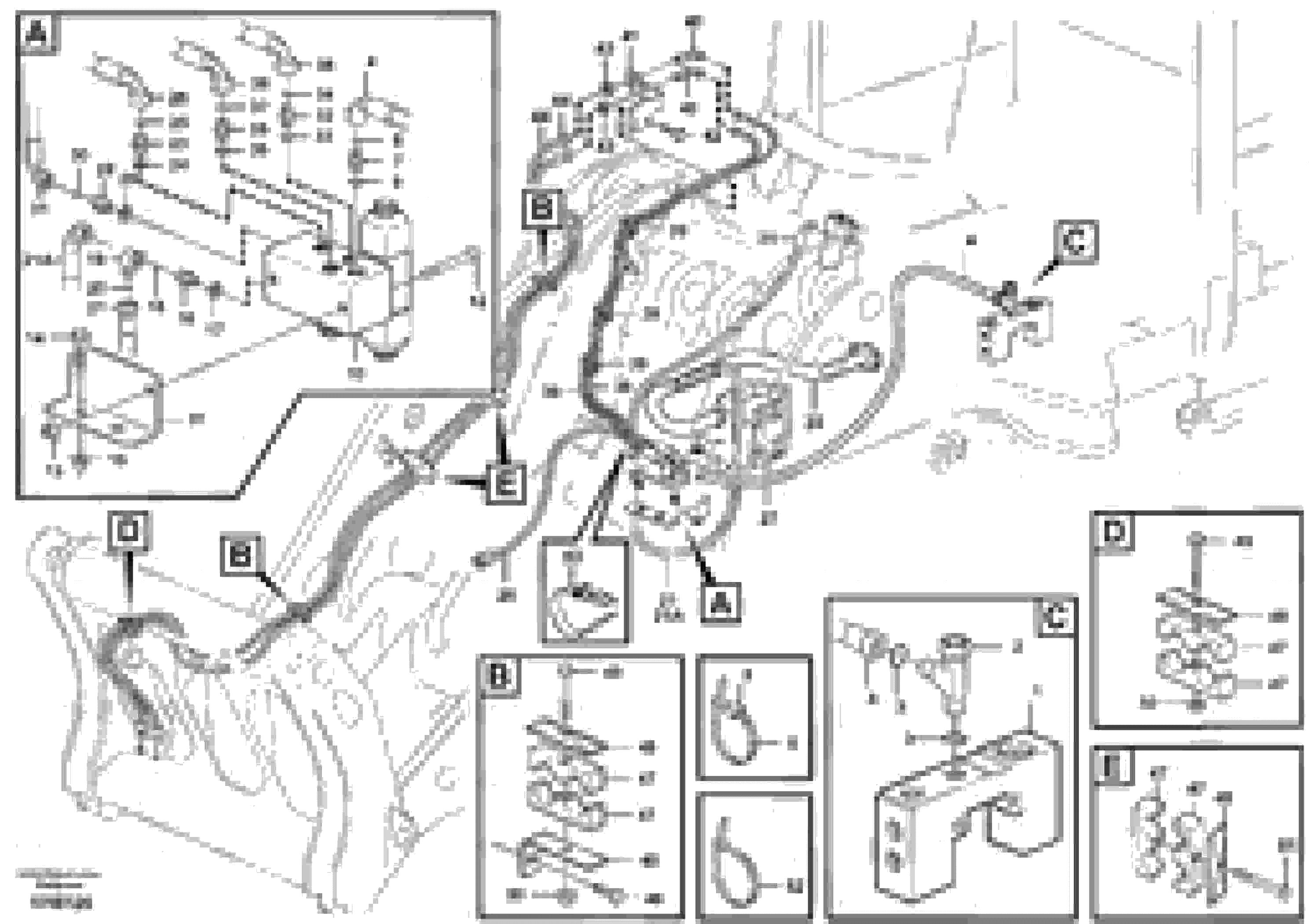 Схема запчастей Volvo L150E - 99627 Hydraulic system, attachment bracket L150E S/N 6005 - 7549 S/N 63001 - 63085