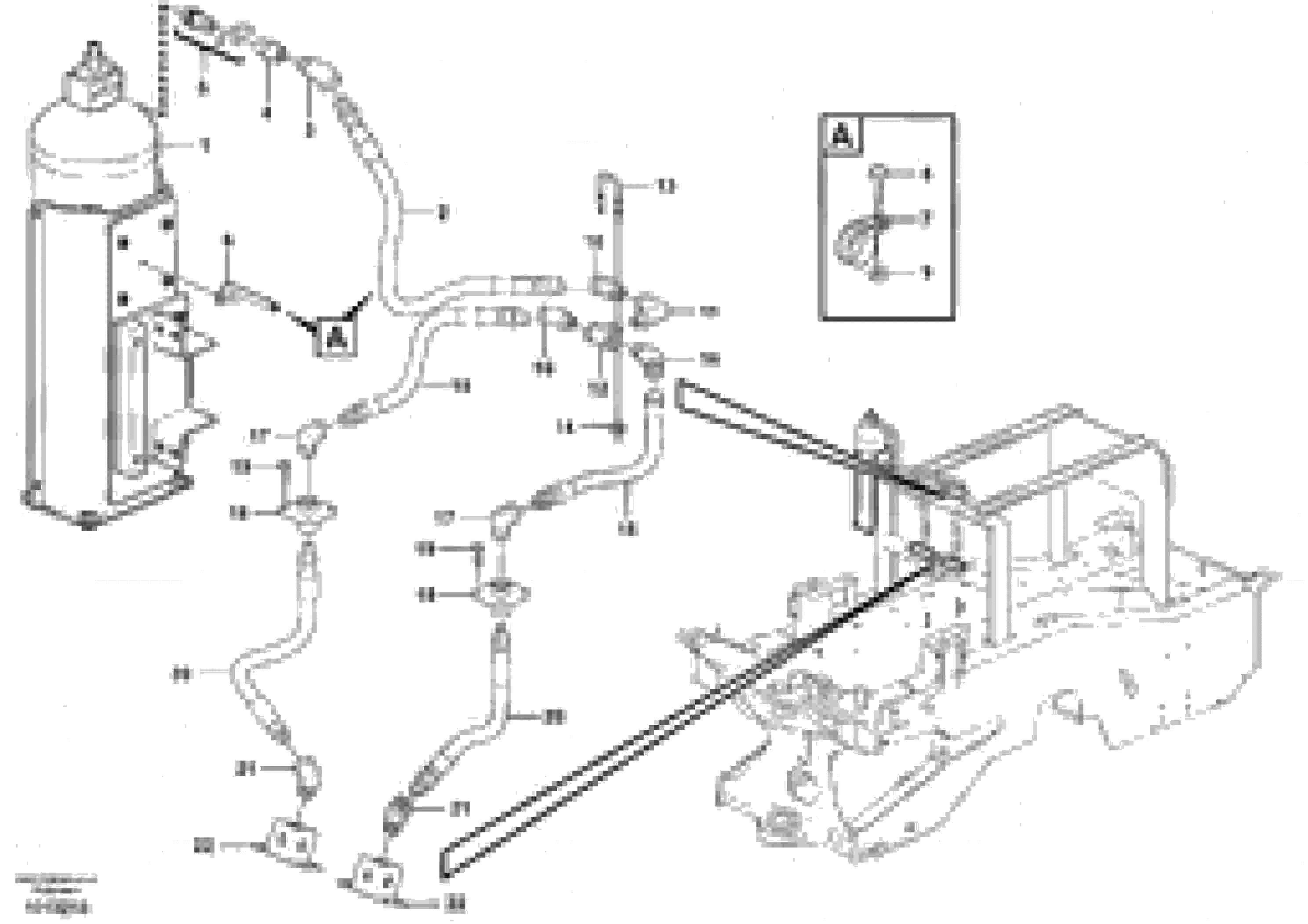 Схема запчастей Volvo L150E - 58838 Fire suppression system L150E S/N 6005 - 7549 S/N 63001 - 63085