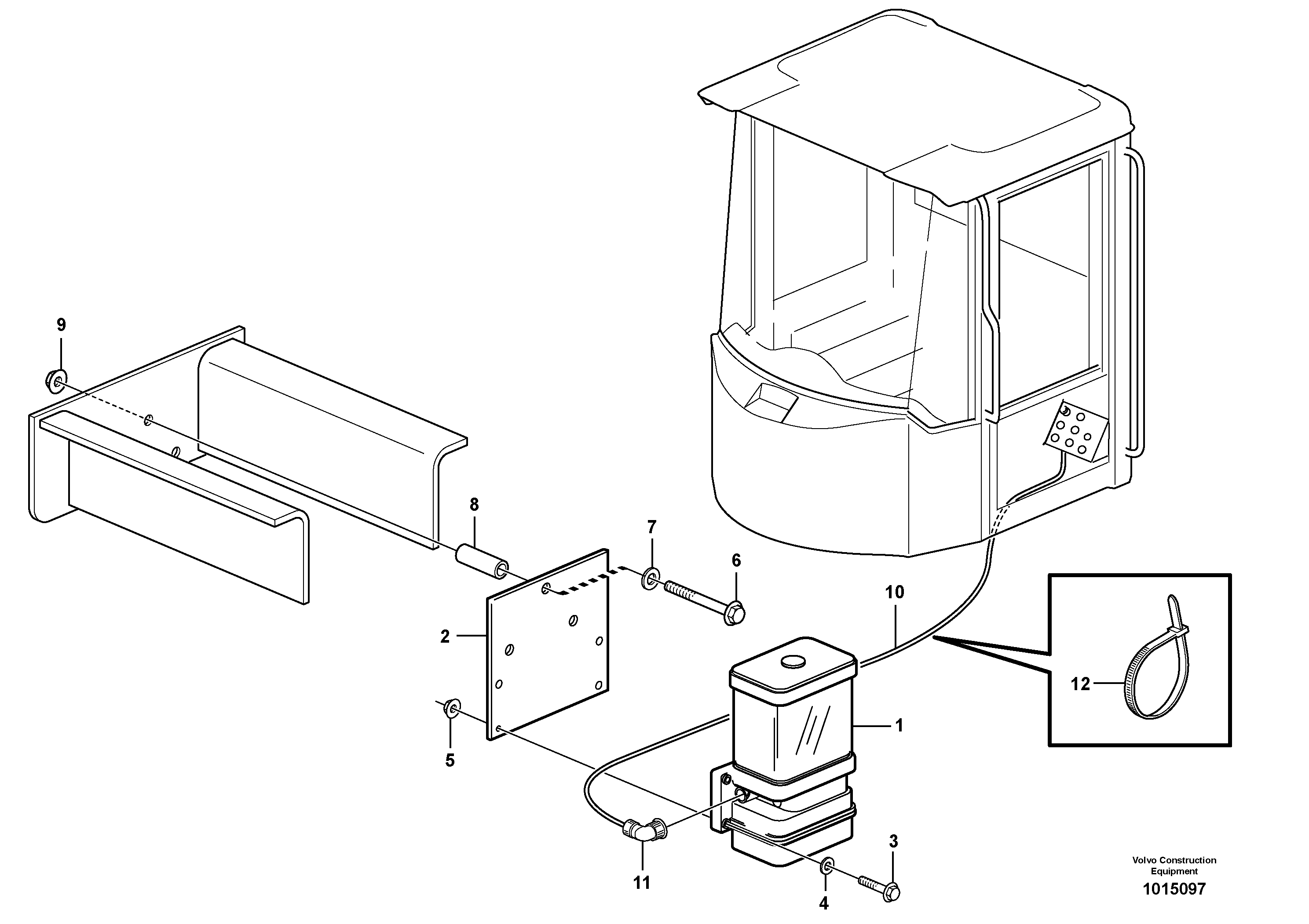 Схема запчастей Volvo L150E - 58843 Pump with fitting parts L150E S/N 6005 - 7549 S/N 63001 - 63085