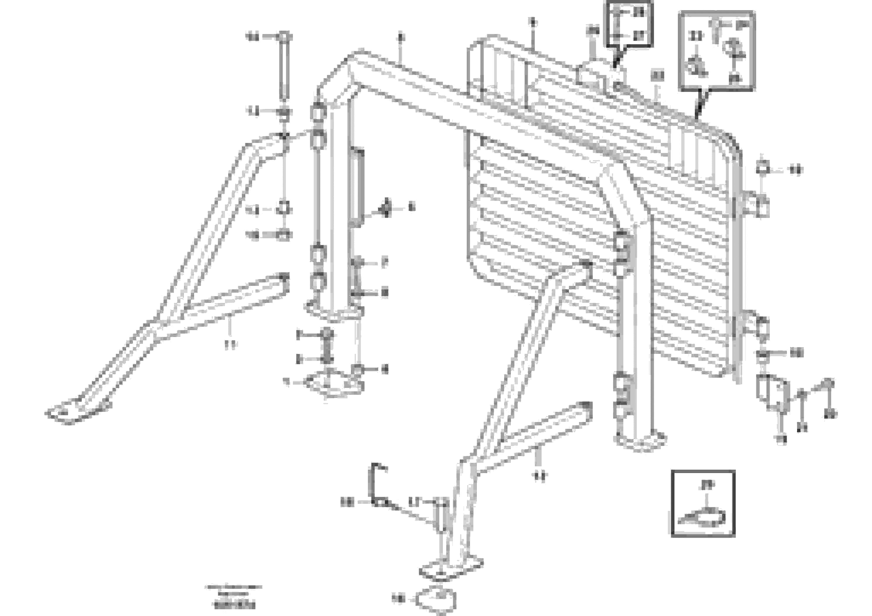 Схема запчастей Volvo L150E - 33173 Radiator, kylare L150E S/N 8001 -