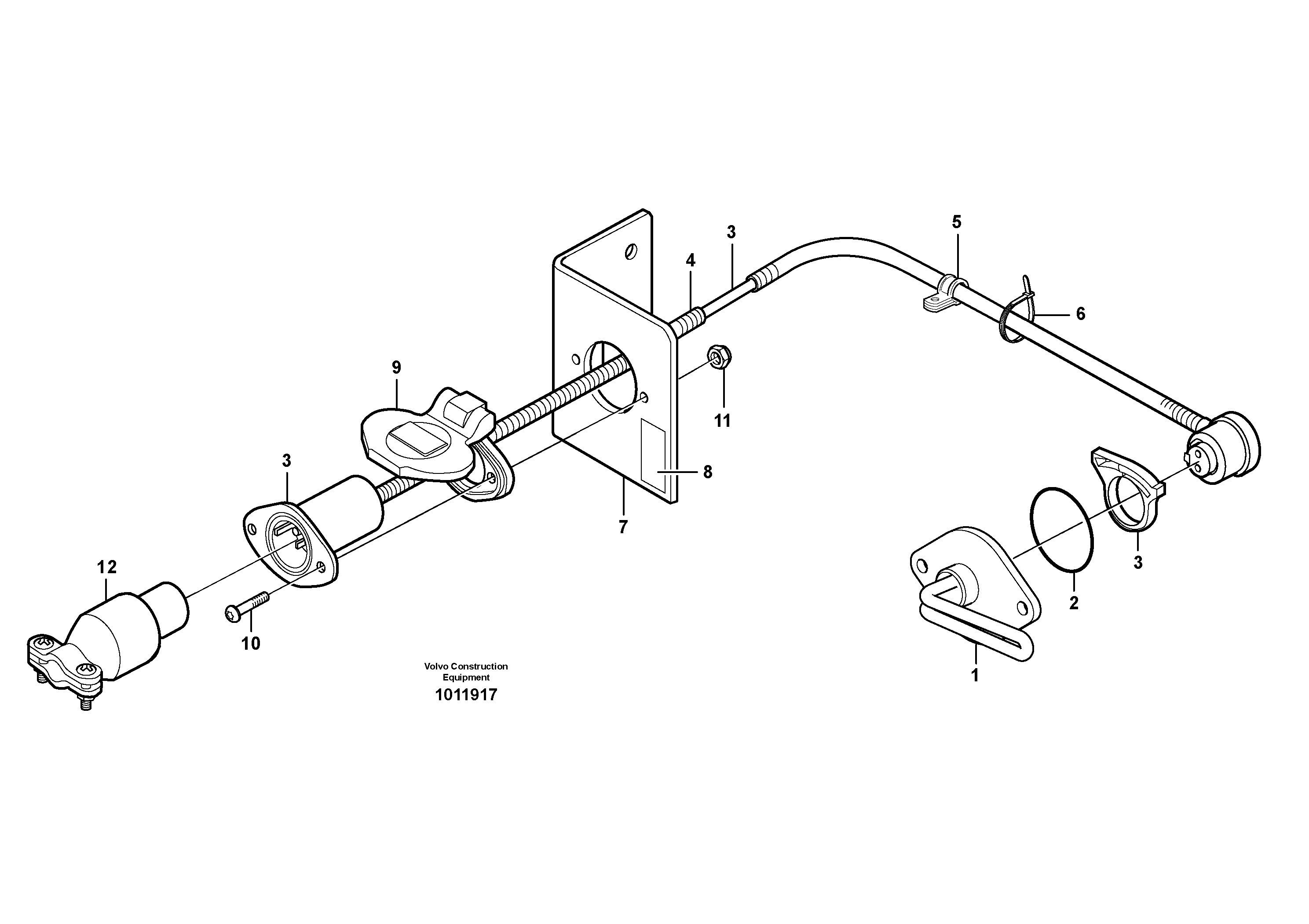 Схема запчастей Volvo L150E - 3568 Engine heater L150E S/N 10002 - 11594