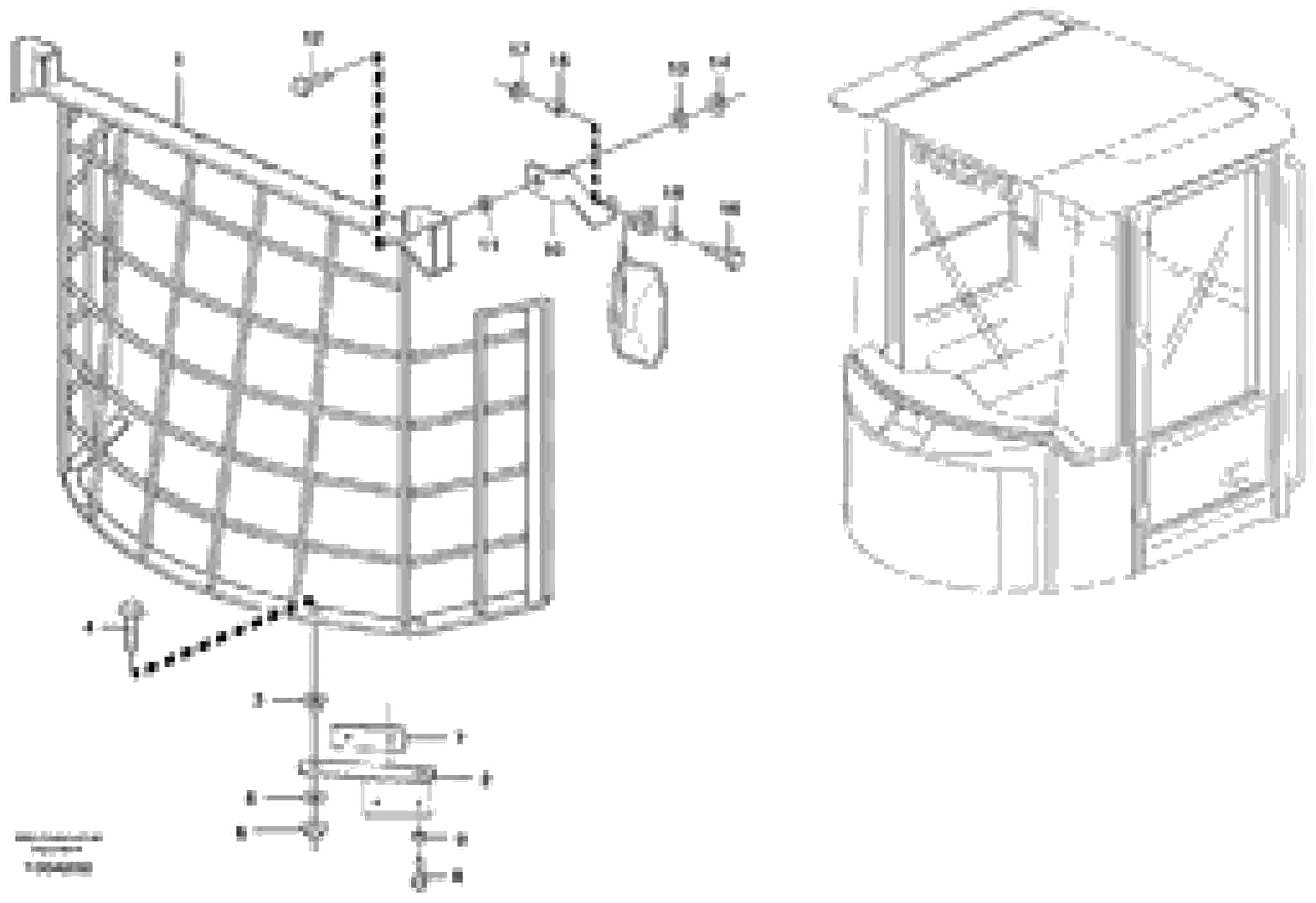 Схема запчастей Volvo L150E - 5089 Windshild guard for windshield L150E S/N 8001 -