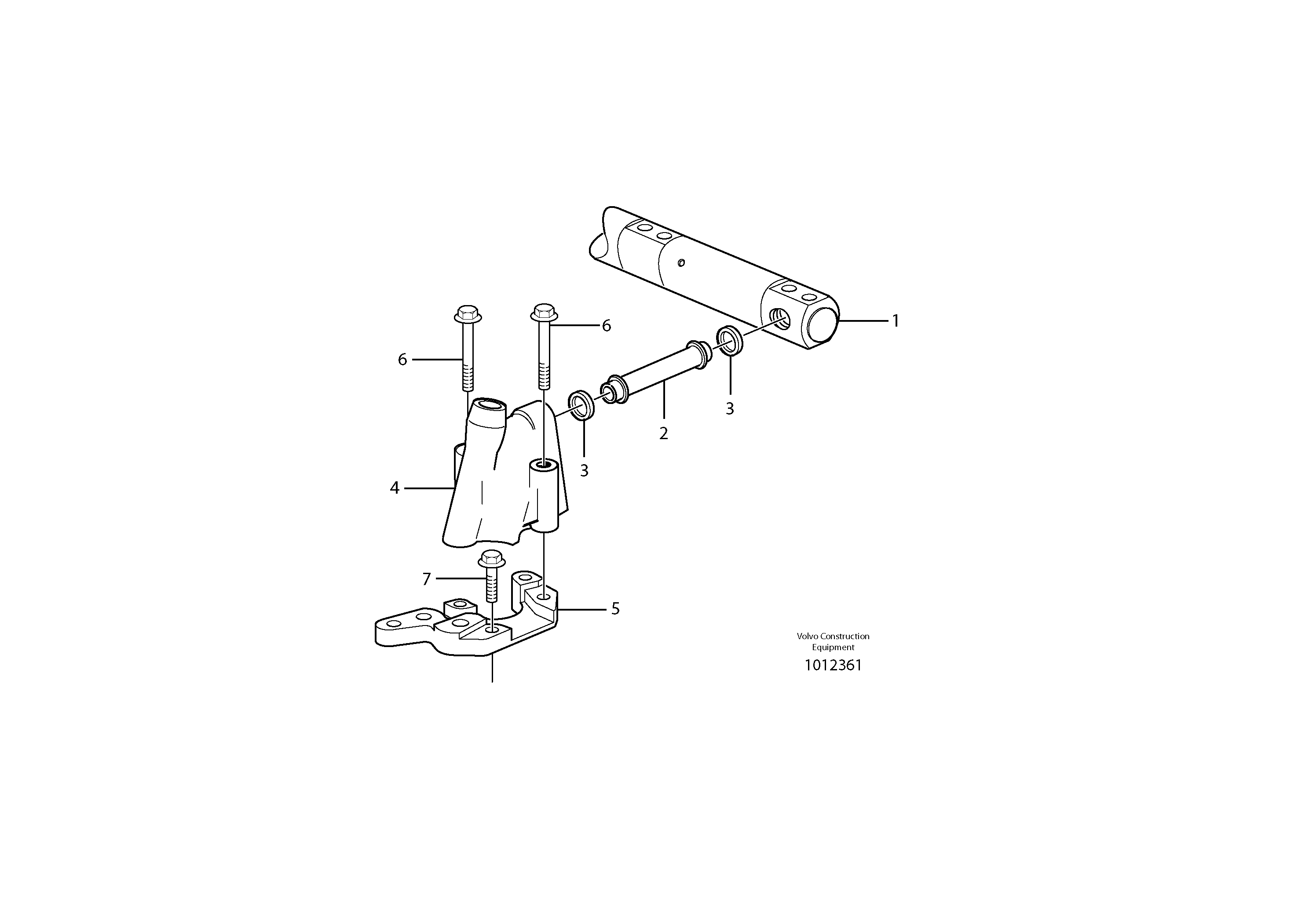 Схема запчастей Volvo L150E - 3994 Valve mechanism L150E S/N 8001 -