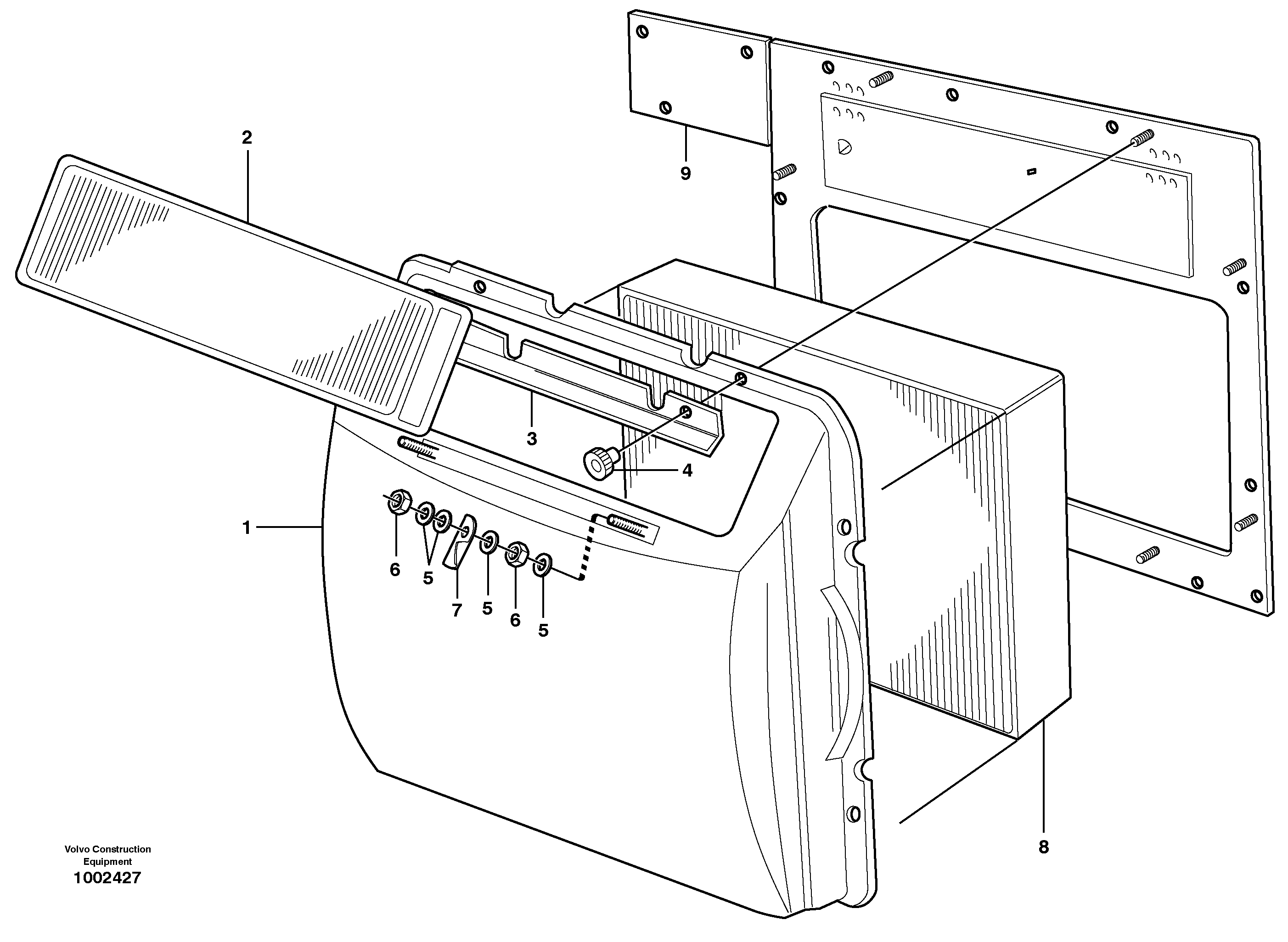 Схема запчастей Volvo L150E - 16428 Фильтр воздушный L150E S/N 8001 -